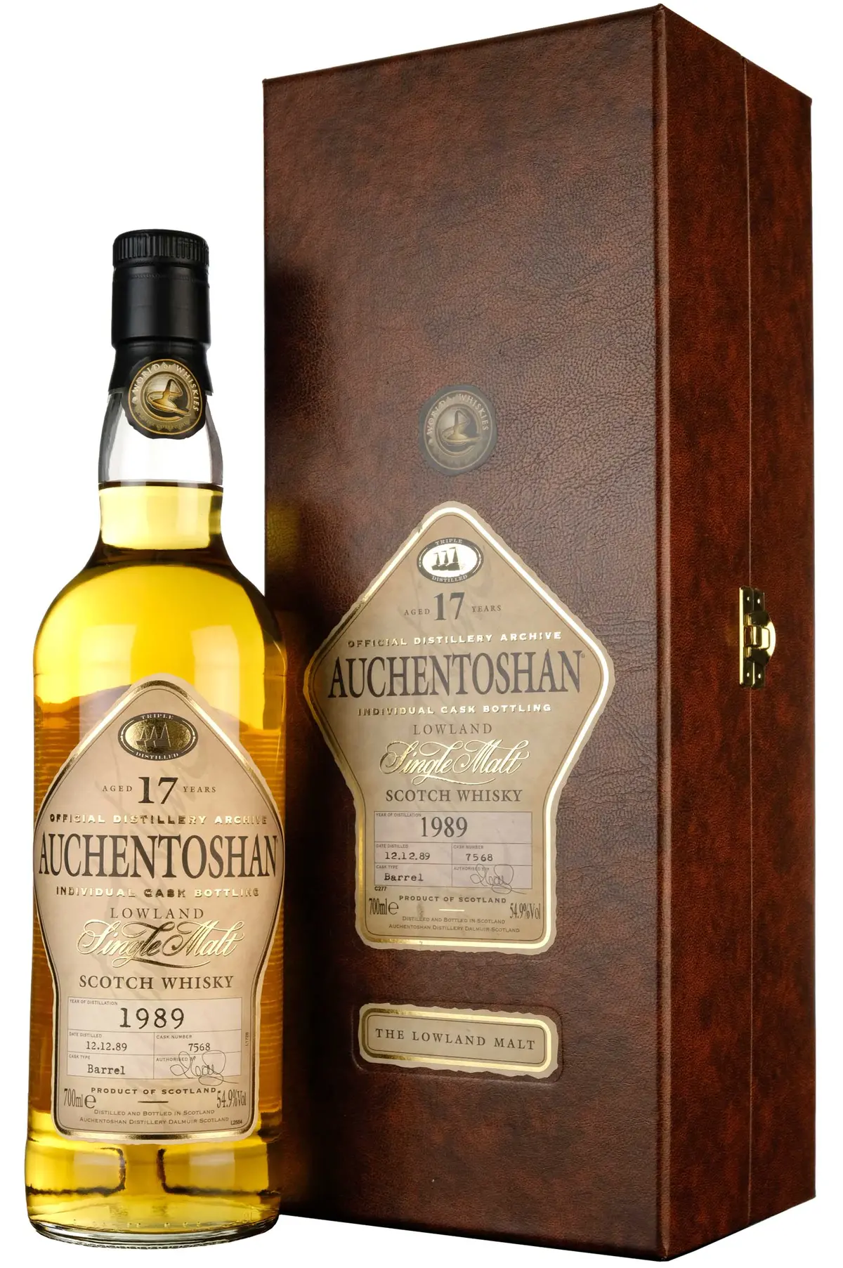 Auchentoshan 1989-2007 | 17 Year Old | World Of Whiskies Single Cask 7568 1