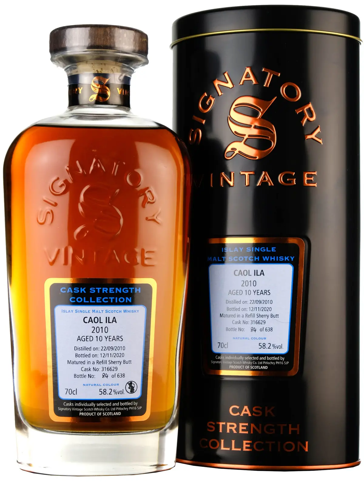 Caol Ila 2010-2020 | 10 Year Old Signatory Vintage Cask Strength Collection Single Cask 316629 1
