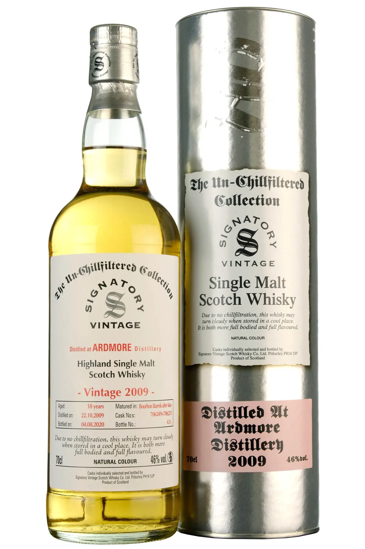Ardmore 2009-2020 | 10 Year Old Signatory Vintage Cask 706249 + 206251 1