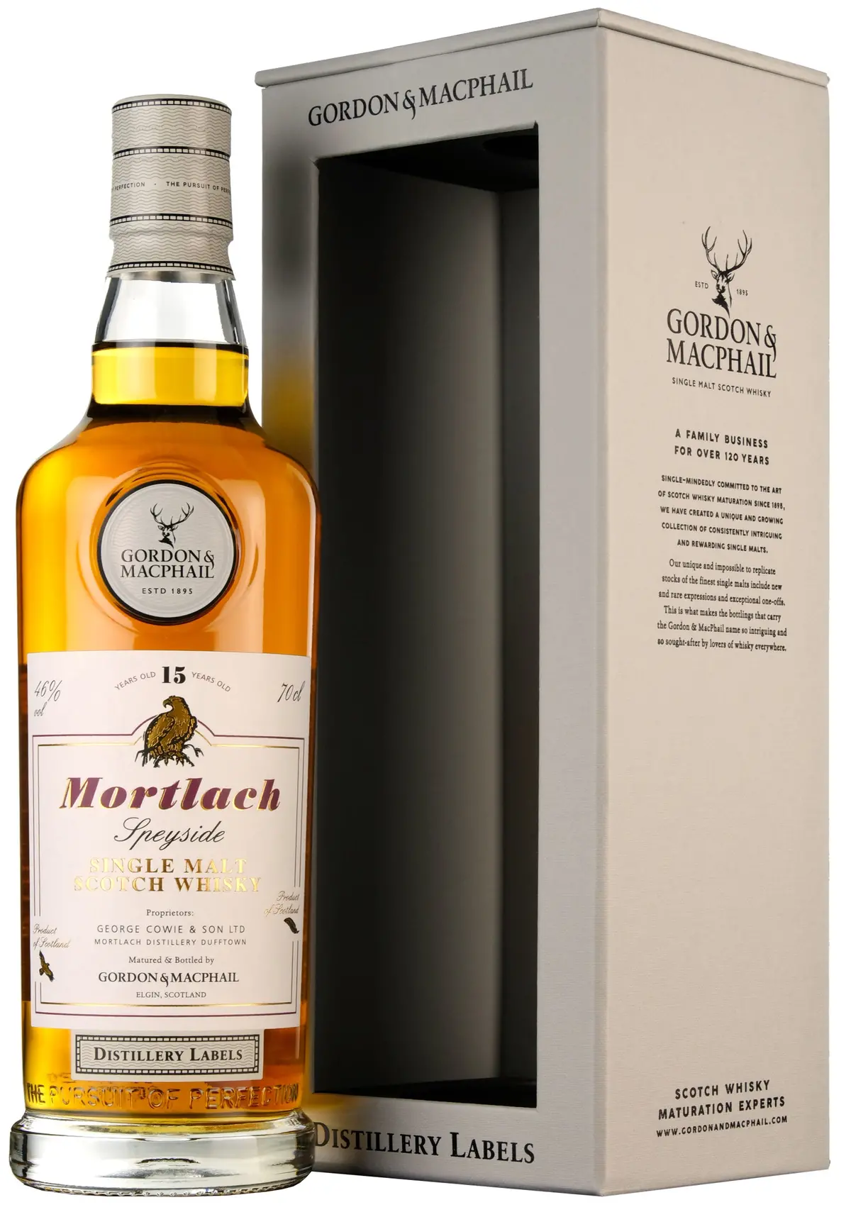 Mortlach 15 Year Old Gordon & Macphail Distillery Labels 1