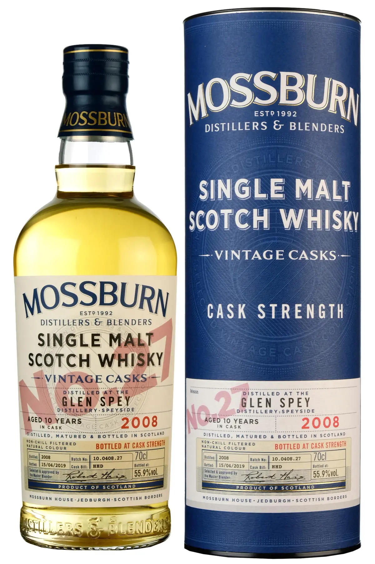 Glen Spey 2008-2019 | 10 Year Old Mossburn Distillers Vintage Casks 1