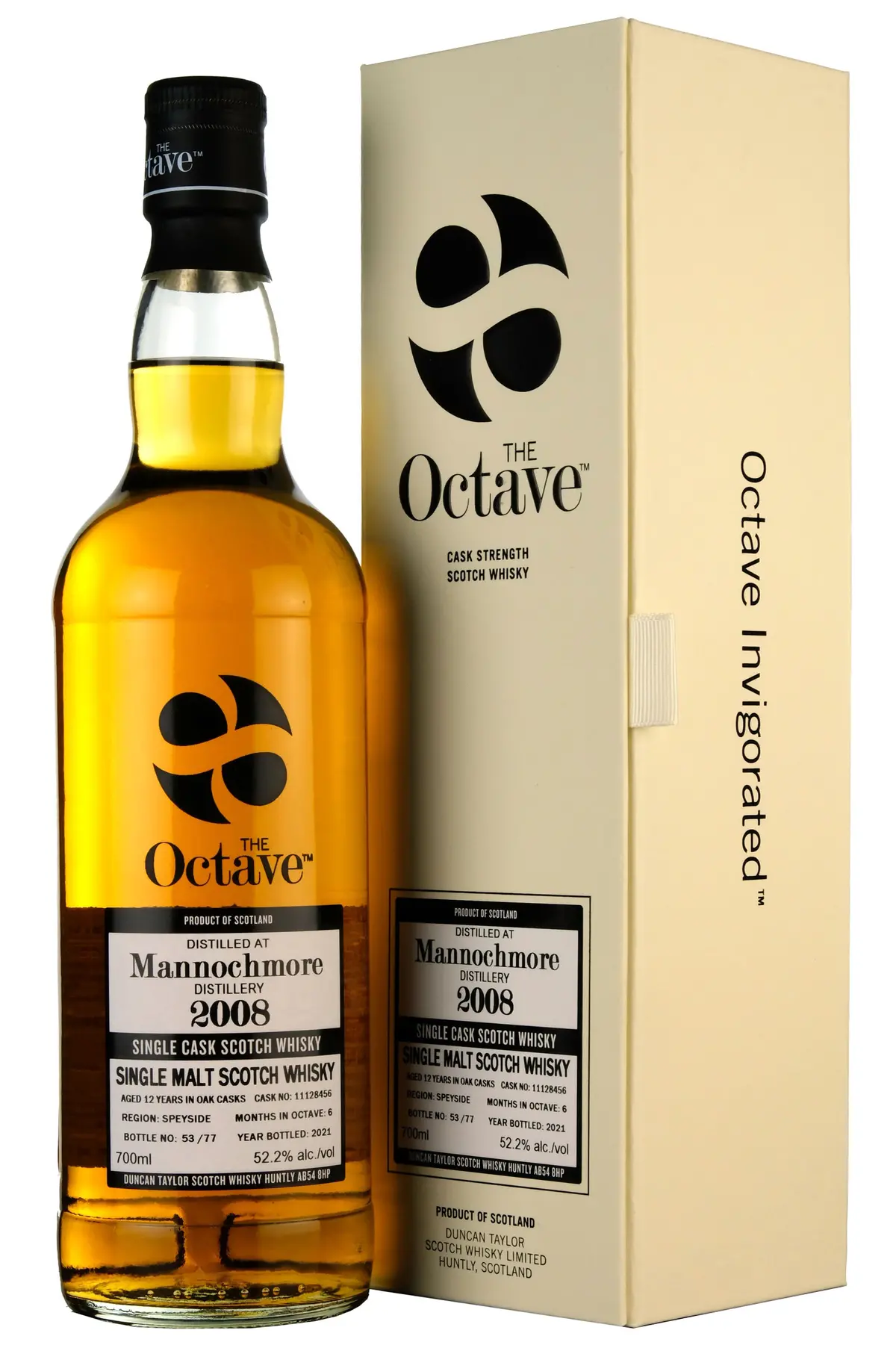 Mannochmore 2008-2021 | 12 Year Old Duncan Taylor Octave Cask 1128456 1