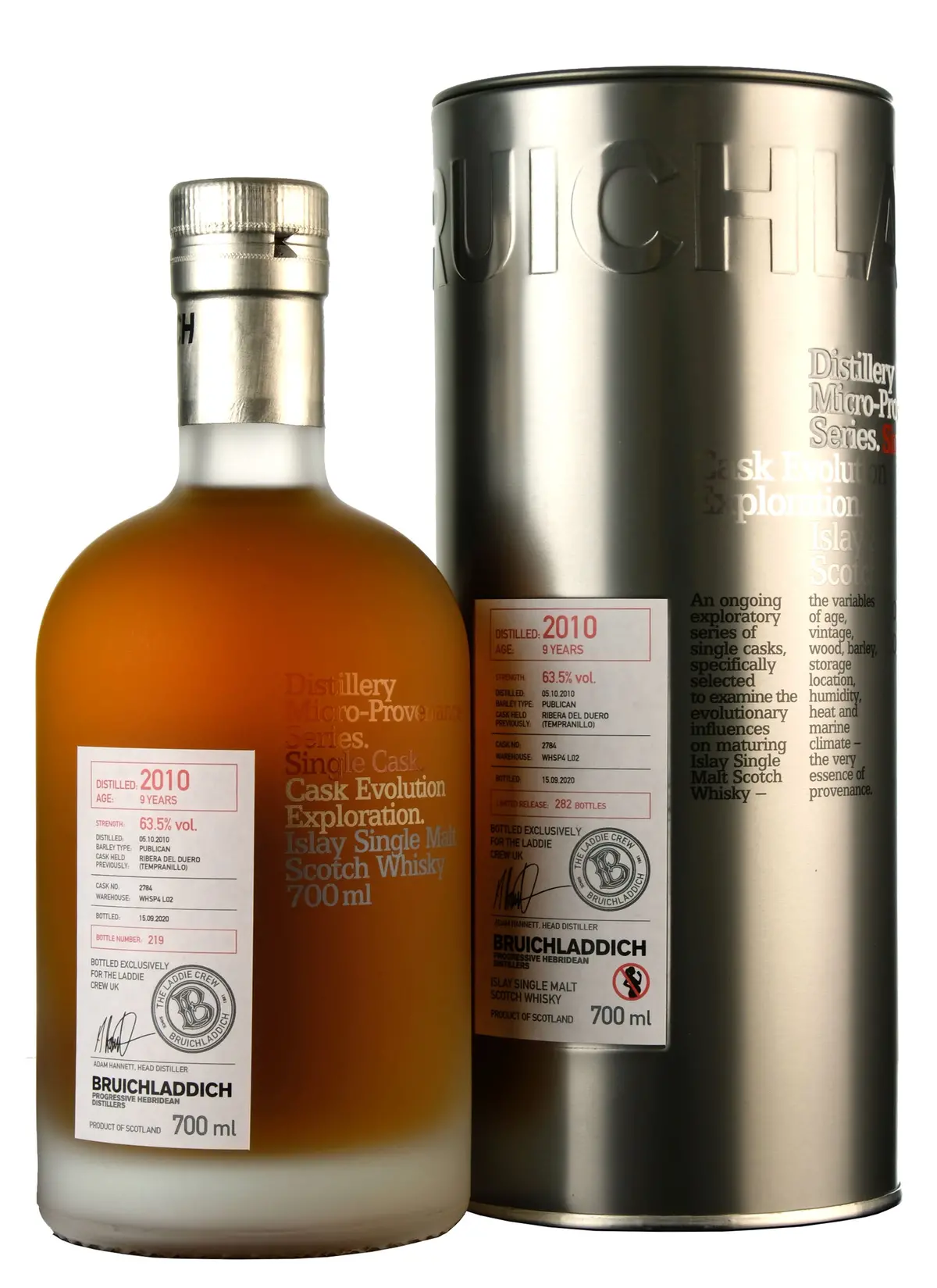 Bruichladdich 2010-2020 | 9 Year Old Micro-Provenance Cask 2784 1