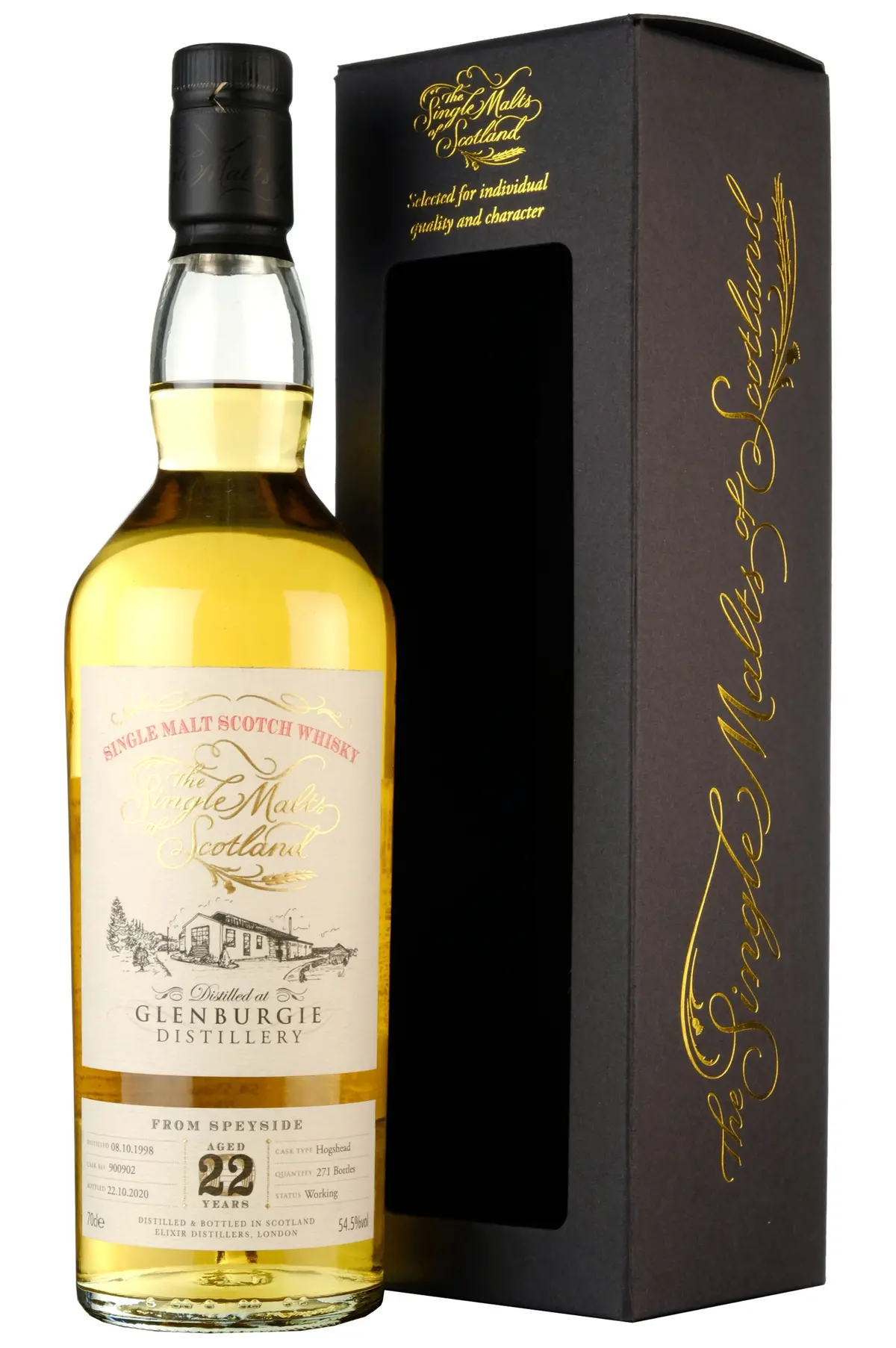 Glenburgie 1998-2020 | 22 Year Old | The Single Malts Of Scotland | Single Cask 900902 1