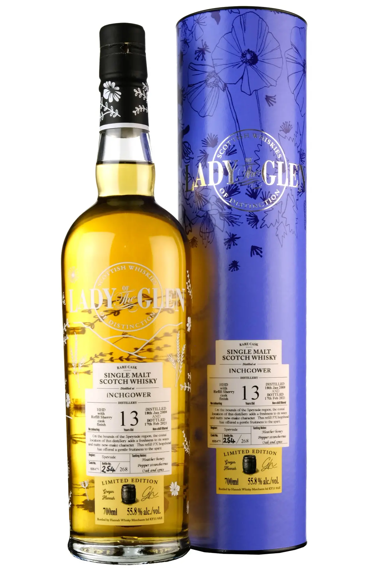 Inchgower 2008-2021 | 13 Year Old | Lady Of The Glen Cask 800479 1