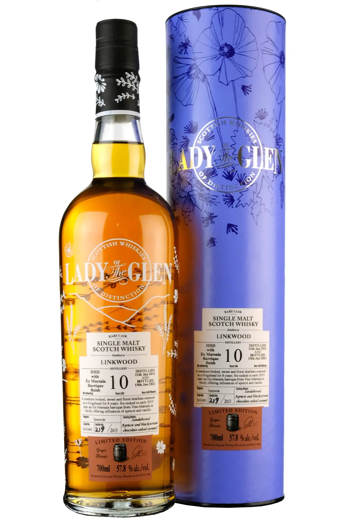 Linkwood 2011-2021 | 10 Year Old Lady Of The Glen Cask 301083 1