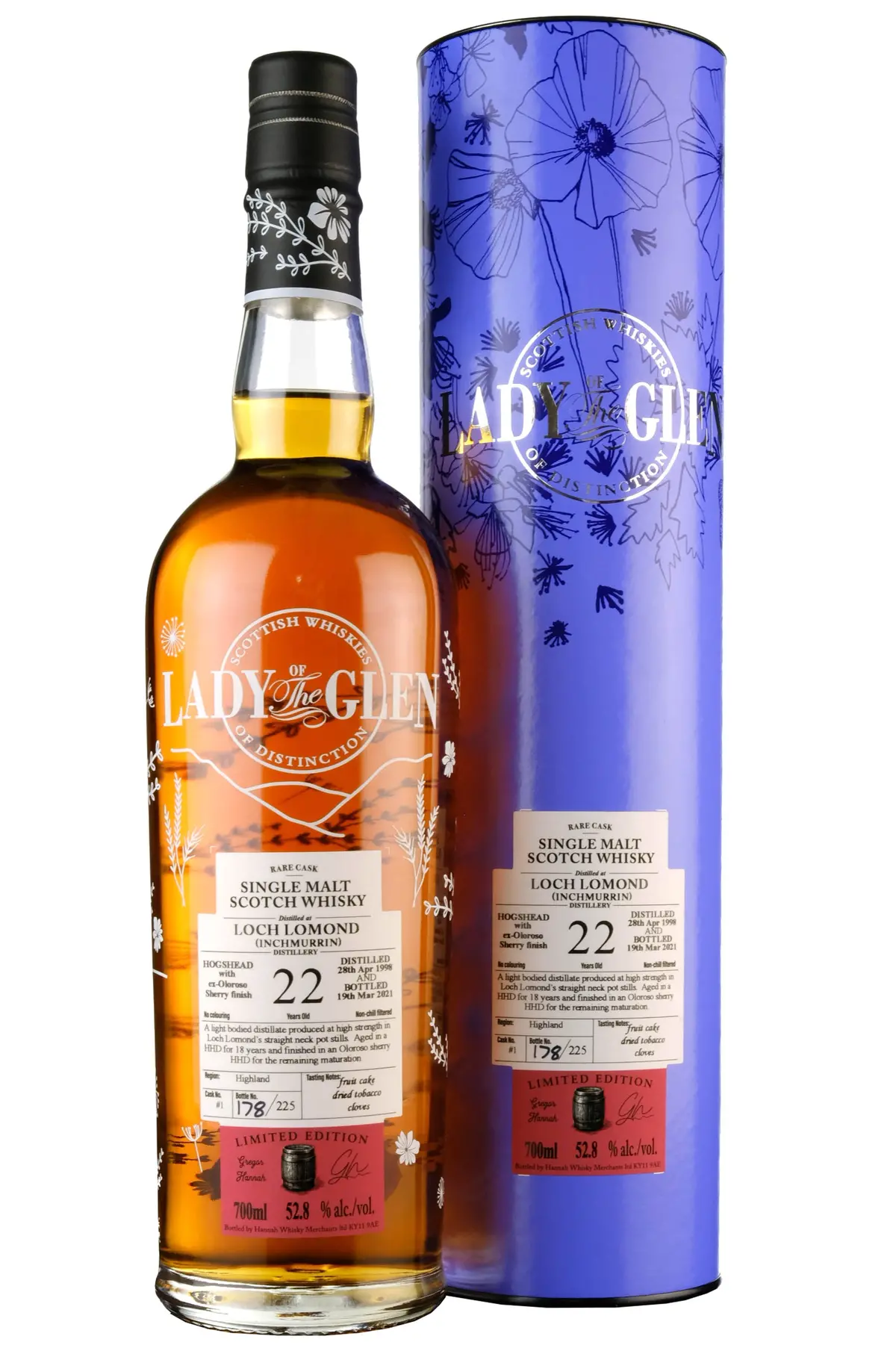 Loch Lomond Inchmurrin 1998-2021 | 22 Year Old | Lady Of The Glen Cask 1 1
