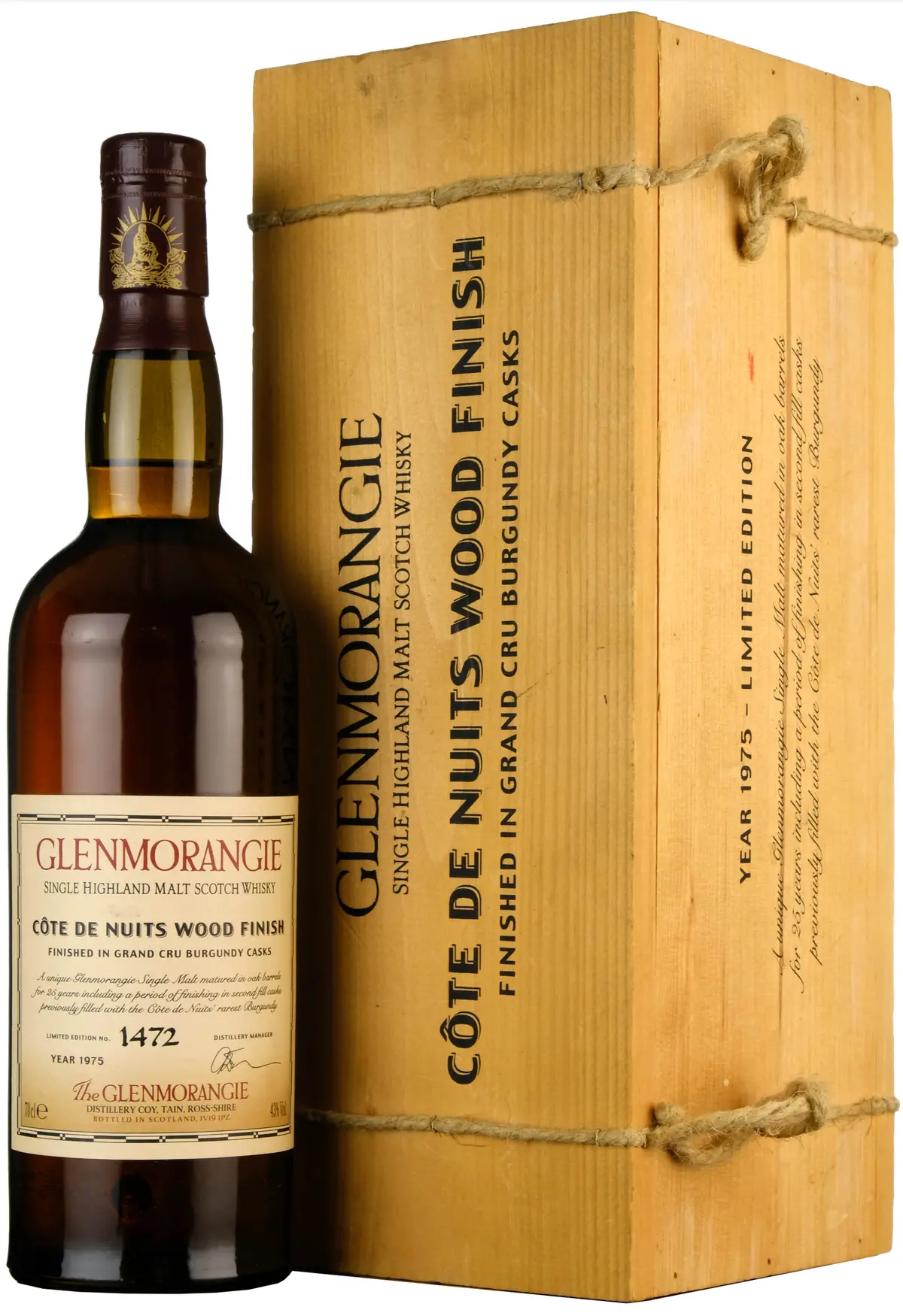 Glenmorangie 1975 | 25 Year Old | Côte De Nuits Wood Finish 1