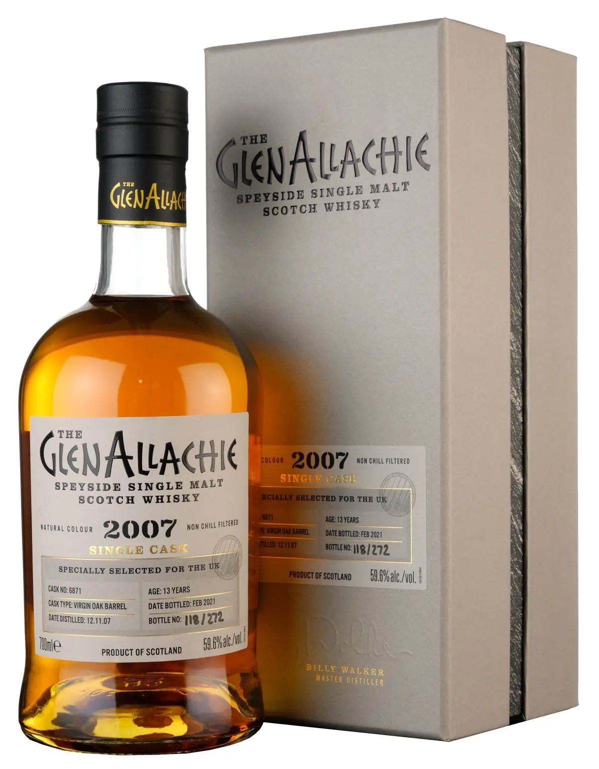 Glenallachie 2007-2021 | 13 Year Old | Virgin Oak Cask 6871 1