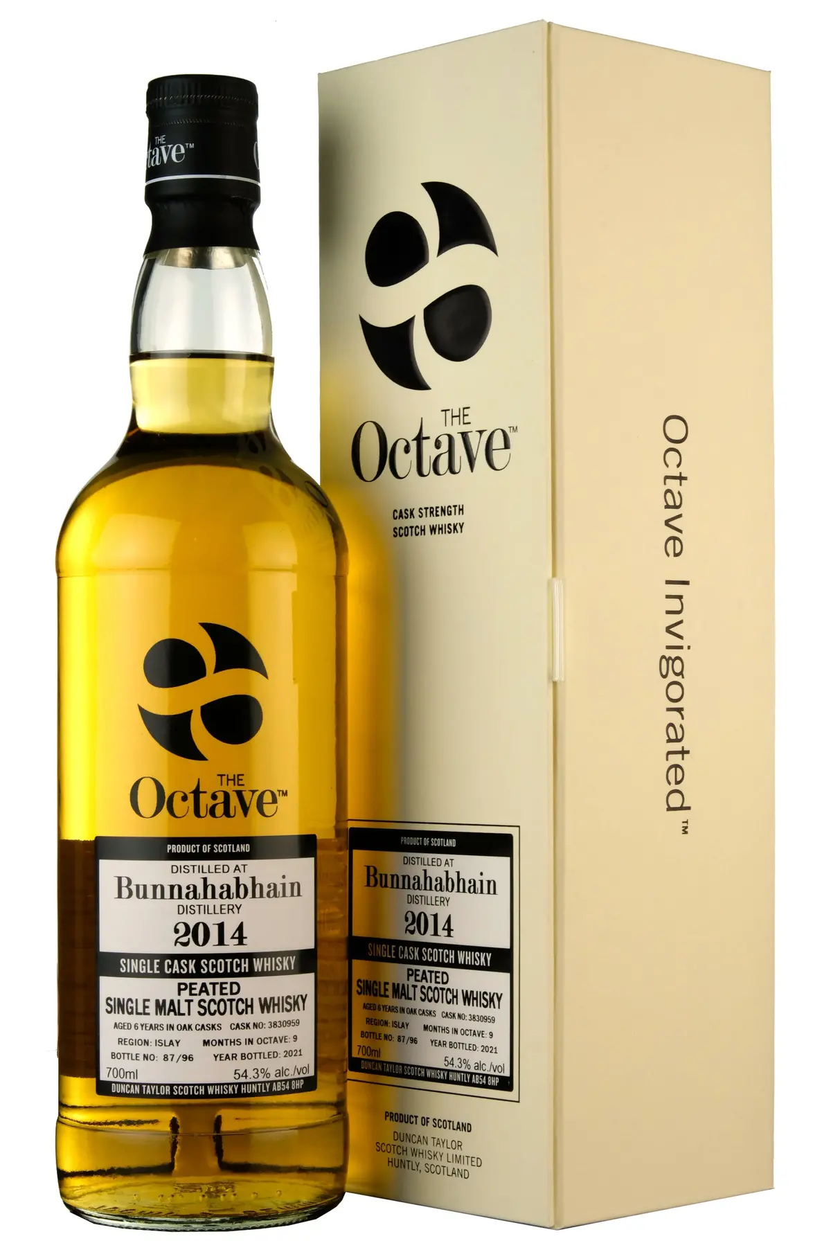 Bunnahabhain 2014-2021 | 6 Year Old | Peated | Duncan Taylor Octave Cask 3830959 1