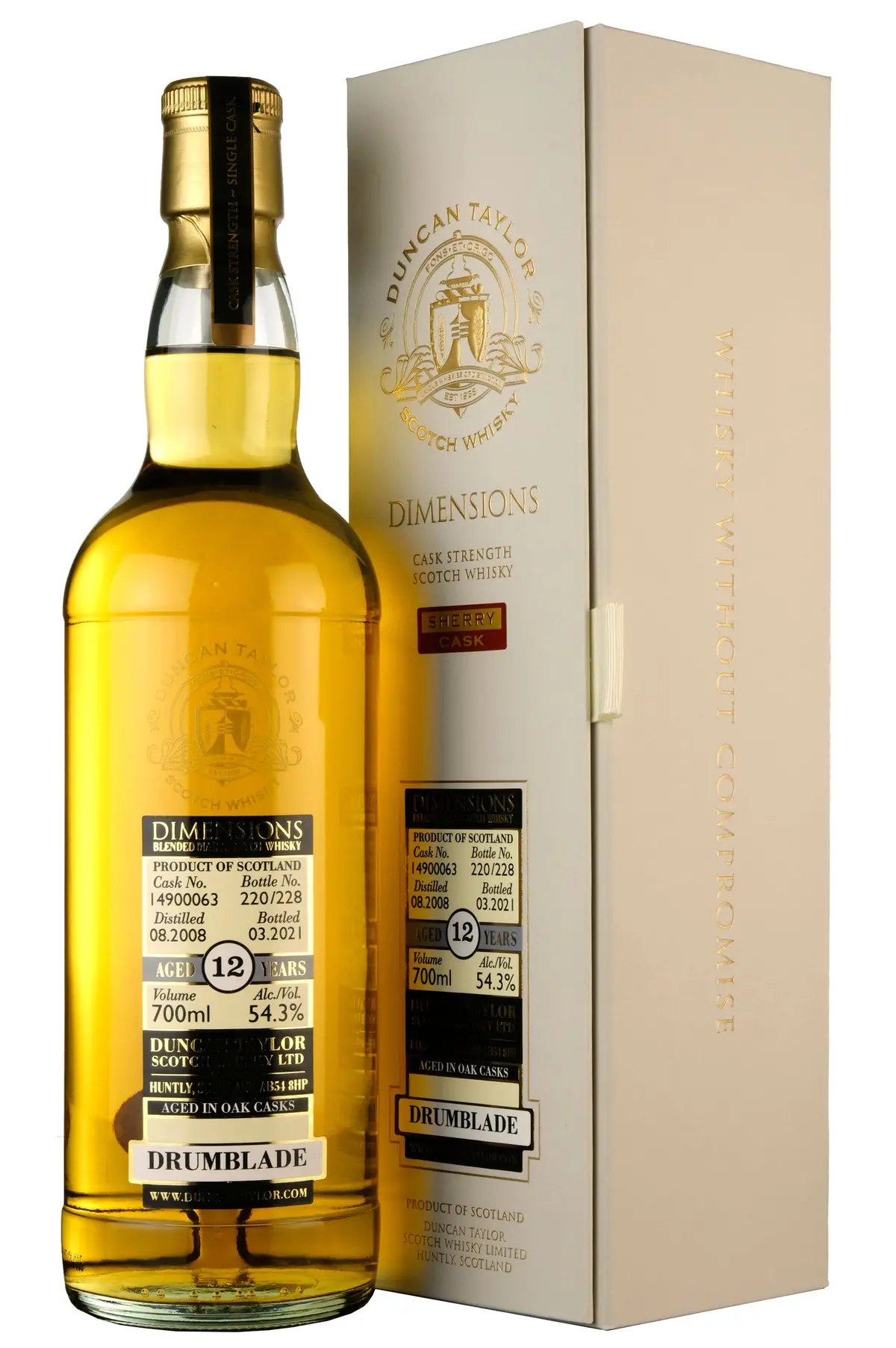 Drumblade 2008-2021 | 12 Year Old Duncan Taylor Cask 14900063 1