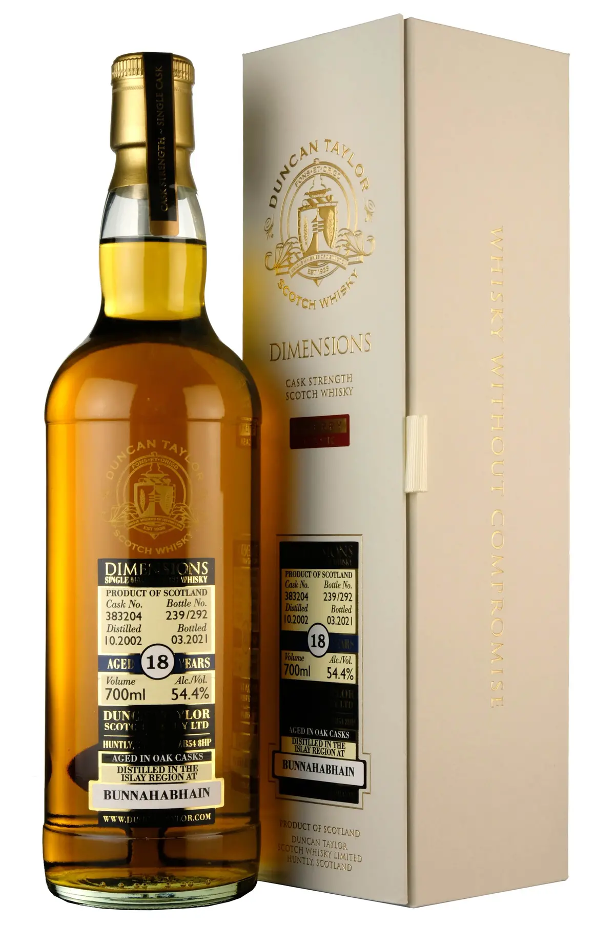 Bunnahabhain 2002-2021 | 18 Year Old | Duncan Taylor Cask 383204 1