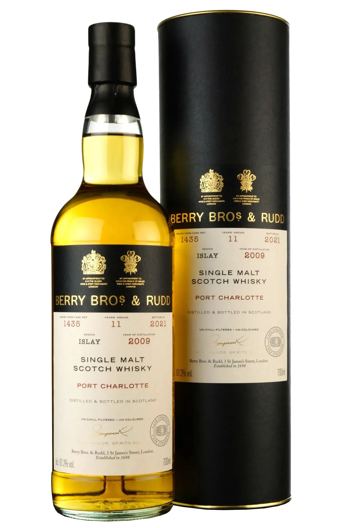 Port Charlotte 2009-2021 | 11 Year Old Berry Bros Single Cask 1435 1