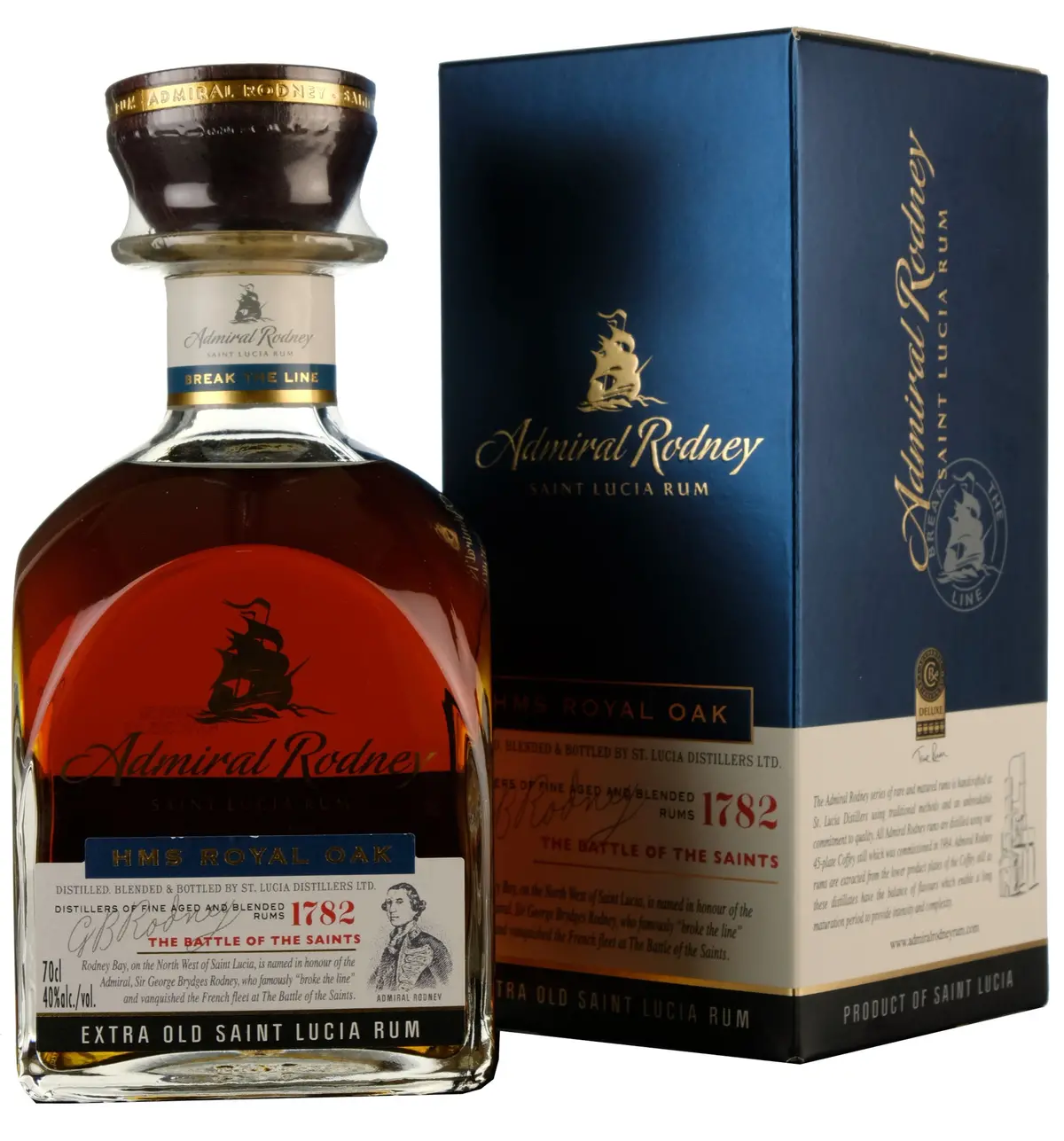 St Lucia Distillers Admiral Rodney Rum Hms Royal Oak 1