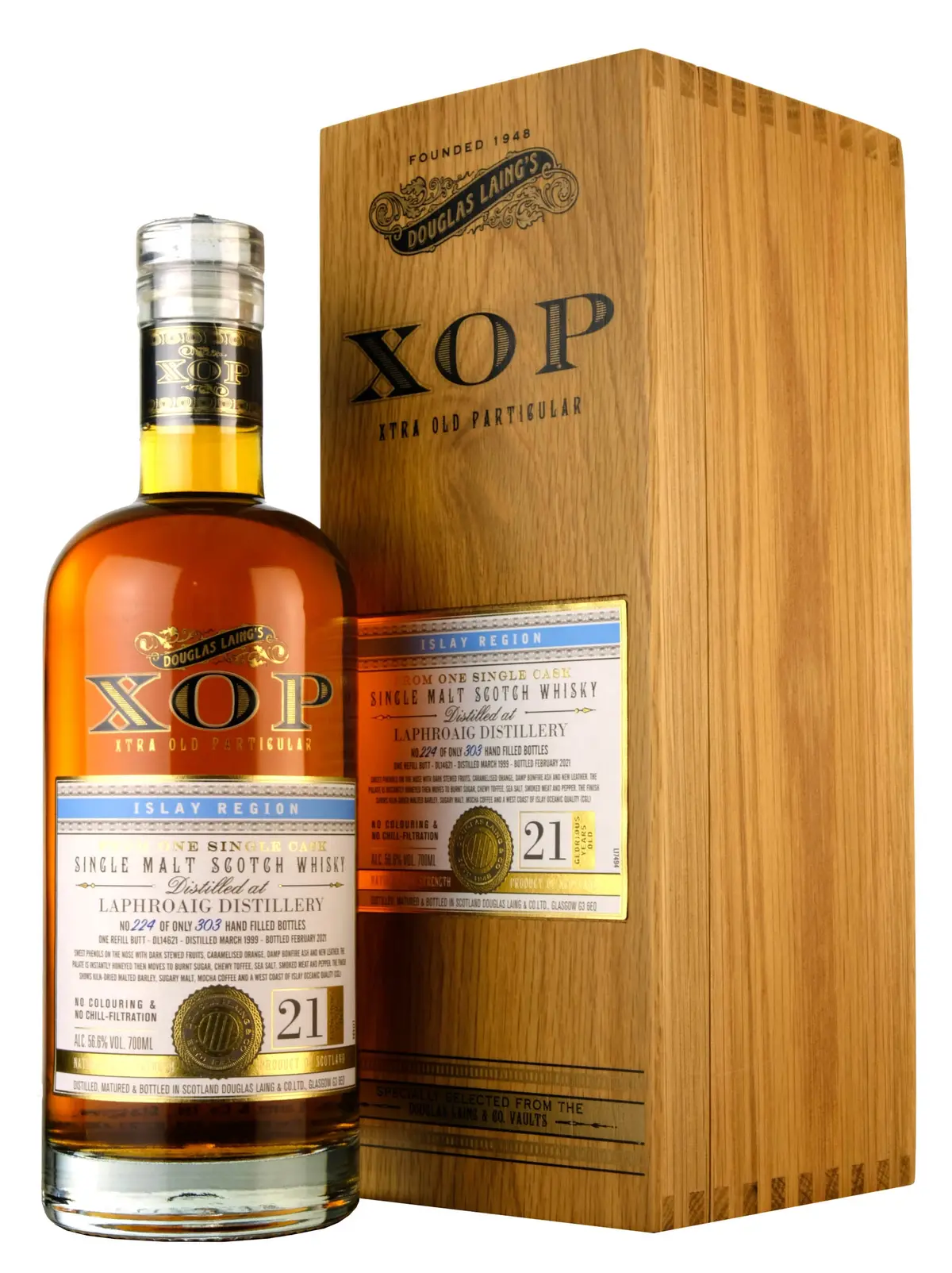 Laphroaig 1999-2021 | 21 Year Old Xop Cask Dl14621 1