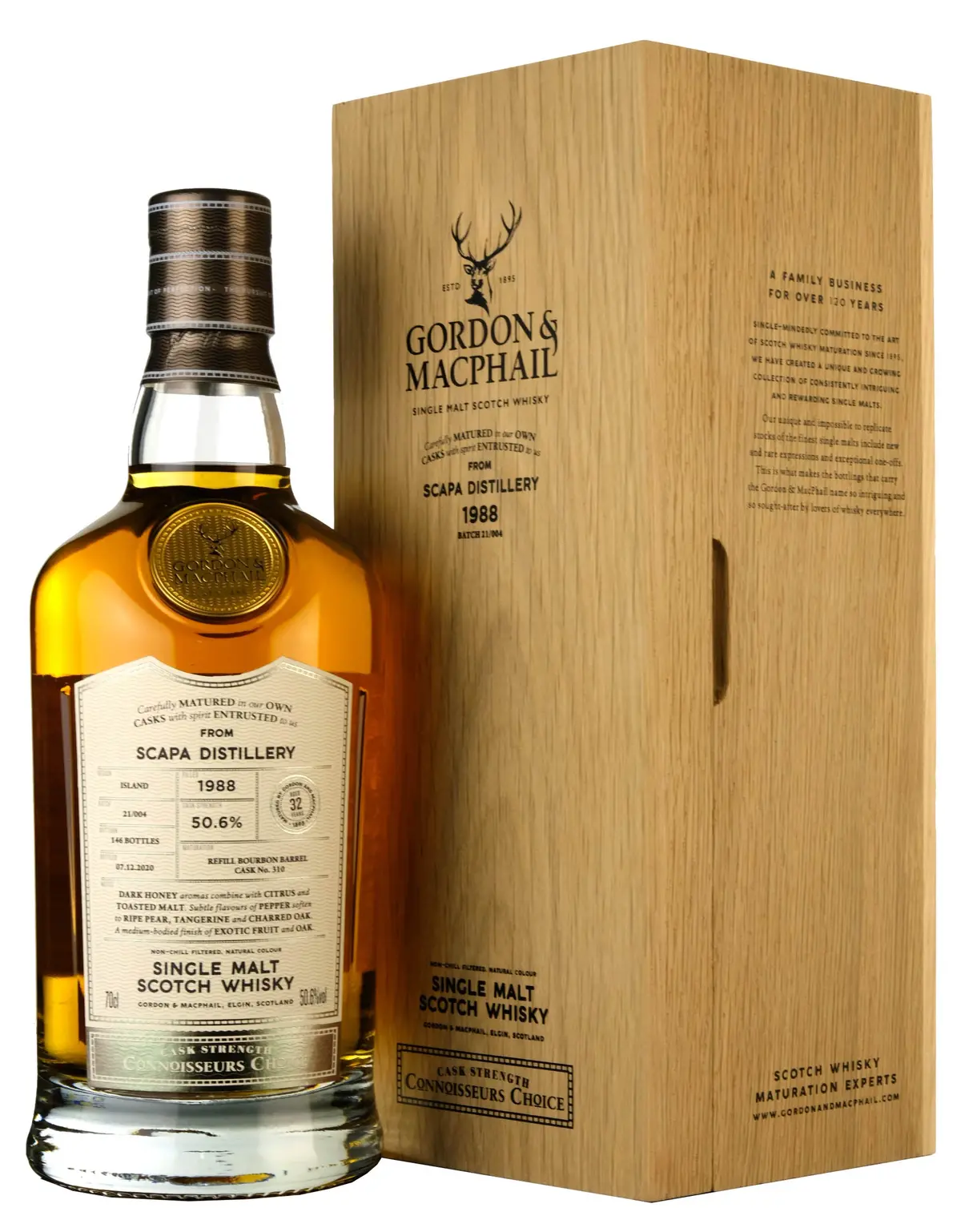 Scapa 1988-2020 | 32 Year Old Gordon & Macphail Connoisseurs Choice Single Cask 310 1