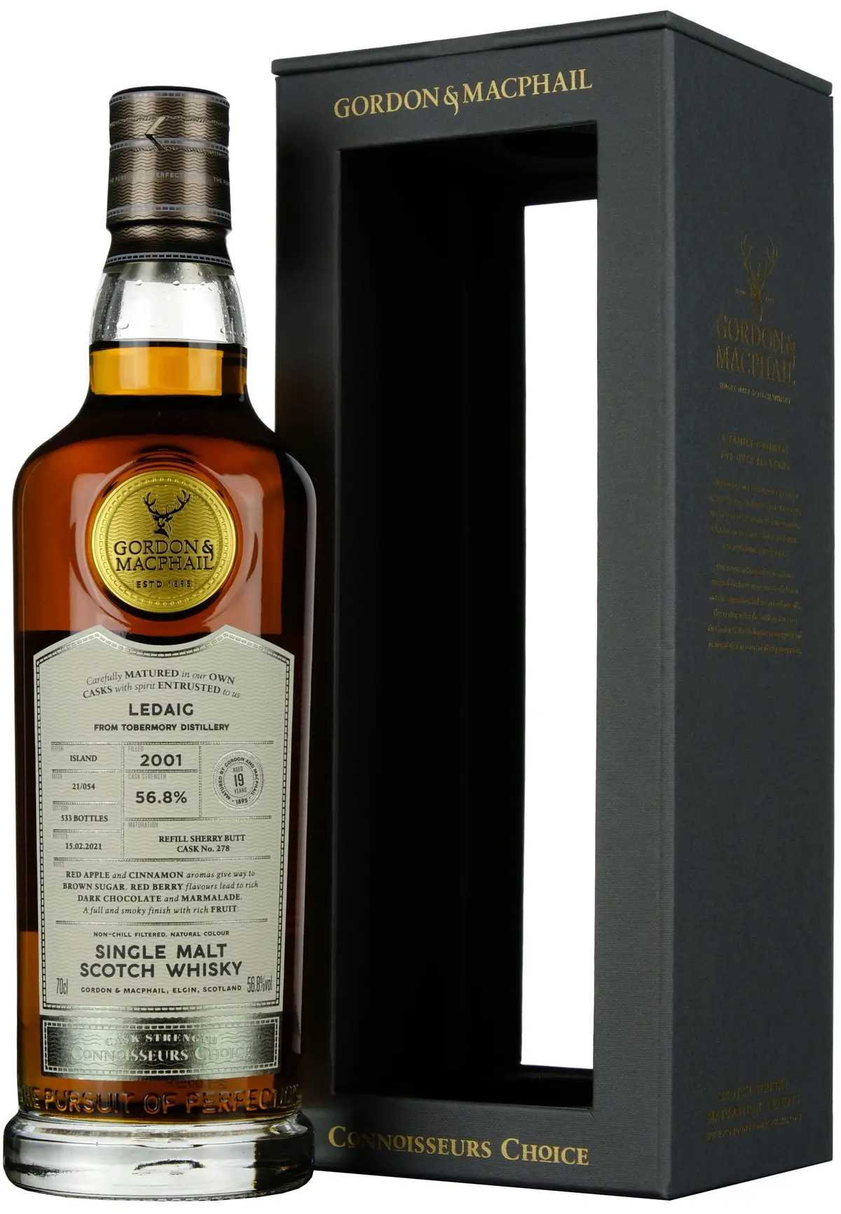 Ledaig 2001-2021 | 19 Year Old Gordon & Macphail Connoisseurs Choice Single Cask 278 1