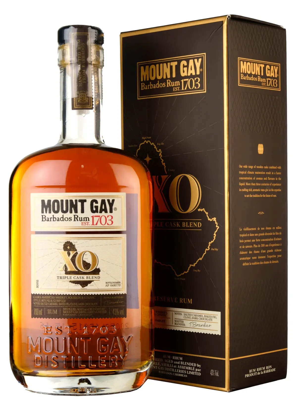 Mount Gay Xo Triple Cask Blend Rum 1