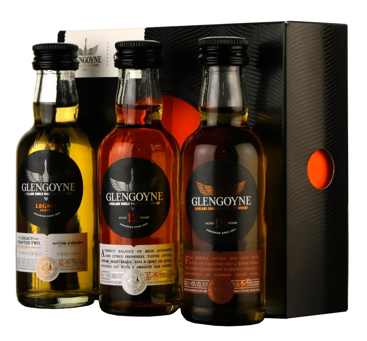 Glengoyne Time Capsule Miniature Tasting Pack 1