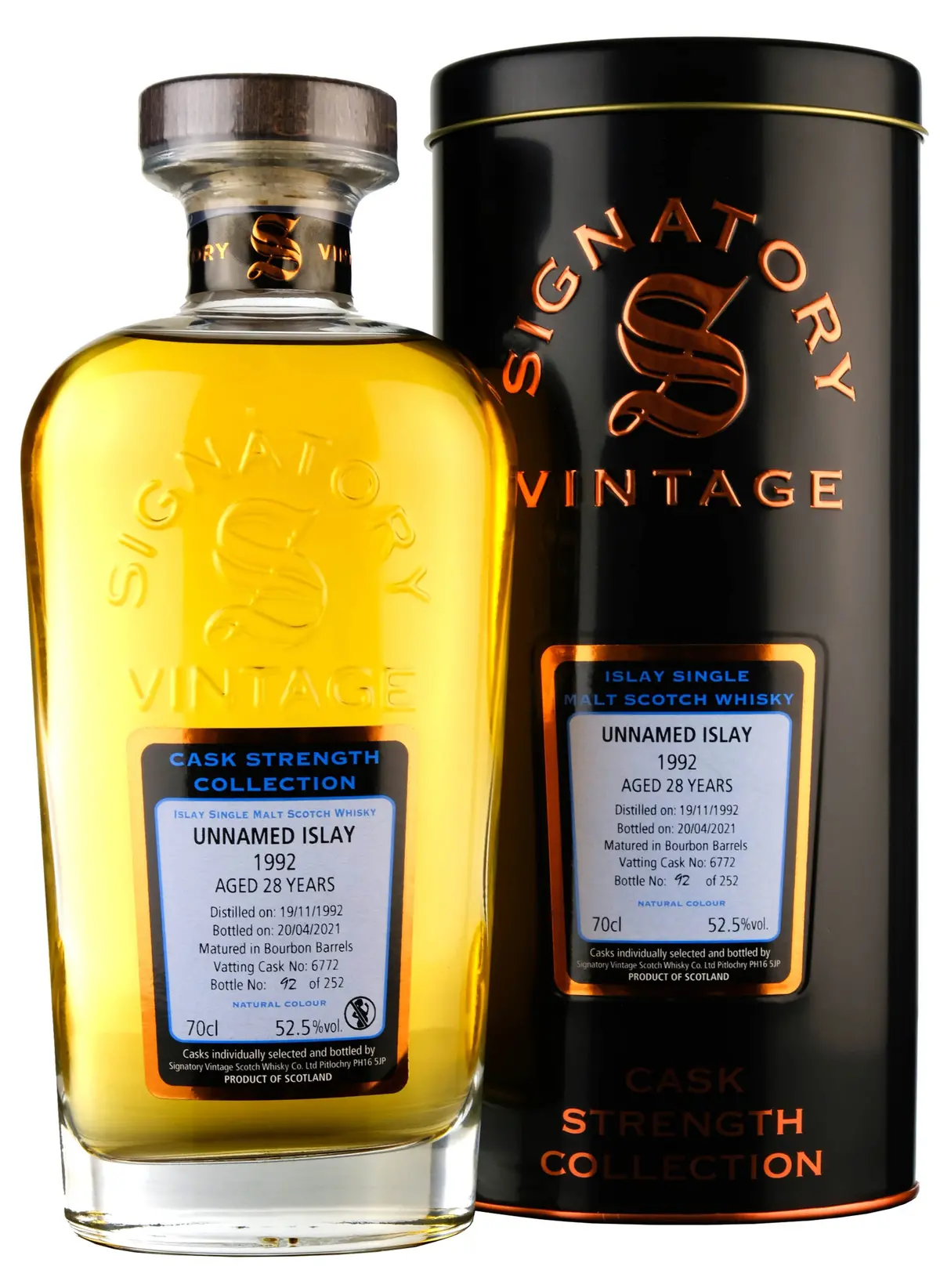 Unnamed Islay 1992-2021 | 28 Year Old Signatory Vintage Cask 6772 1