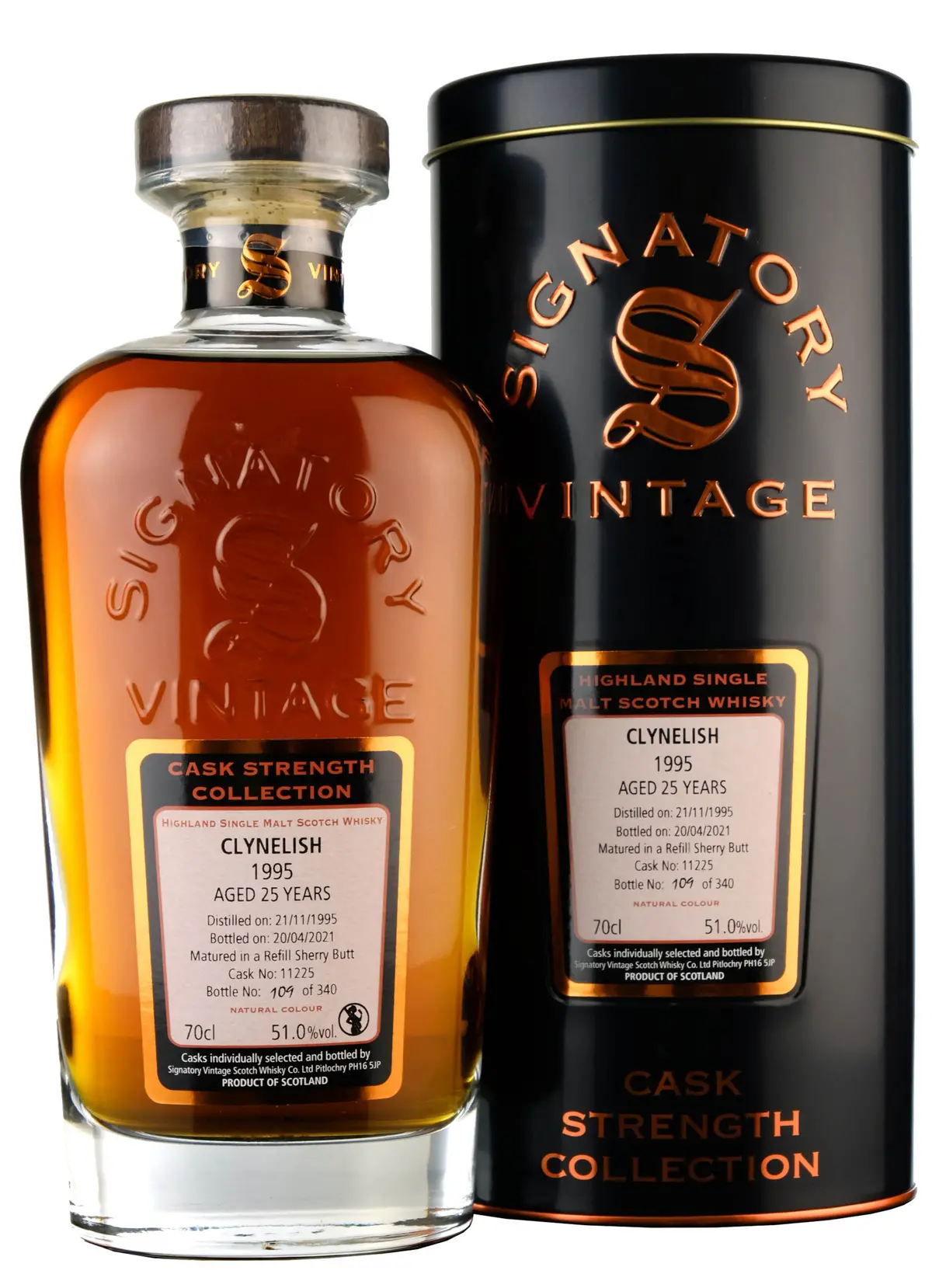 Clynelish 1995-2021 | 25 Year Old Signatory Vintage Cask 11225 1