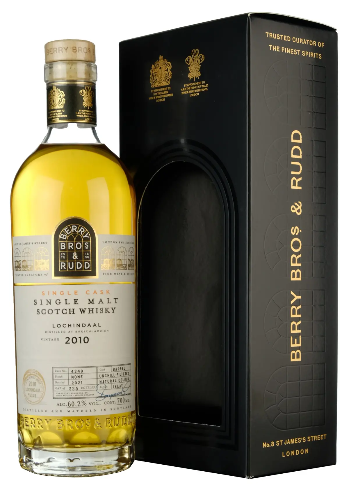 Lochindaal 2010-2021 | 10 Year Old Berry Bros Single Cask 4348 1