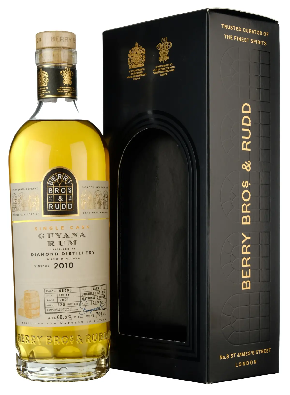 Diamond Distillery Guyana Rum 2010-2021 | 10 Year Old Berry Bros Islay Cask Finish 1