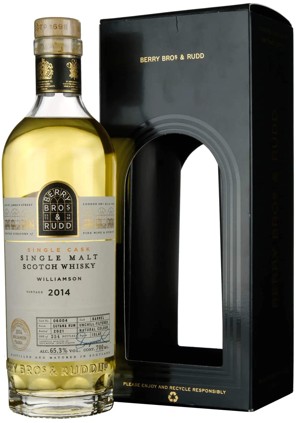 Williamson 2014-2021 | 6 Year Old Berry Bros & Rudd Single Cask 06004 1