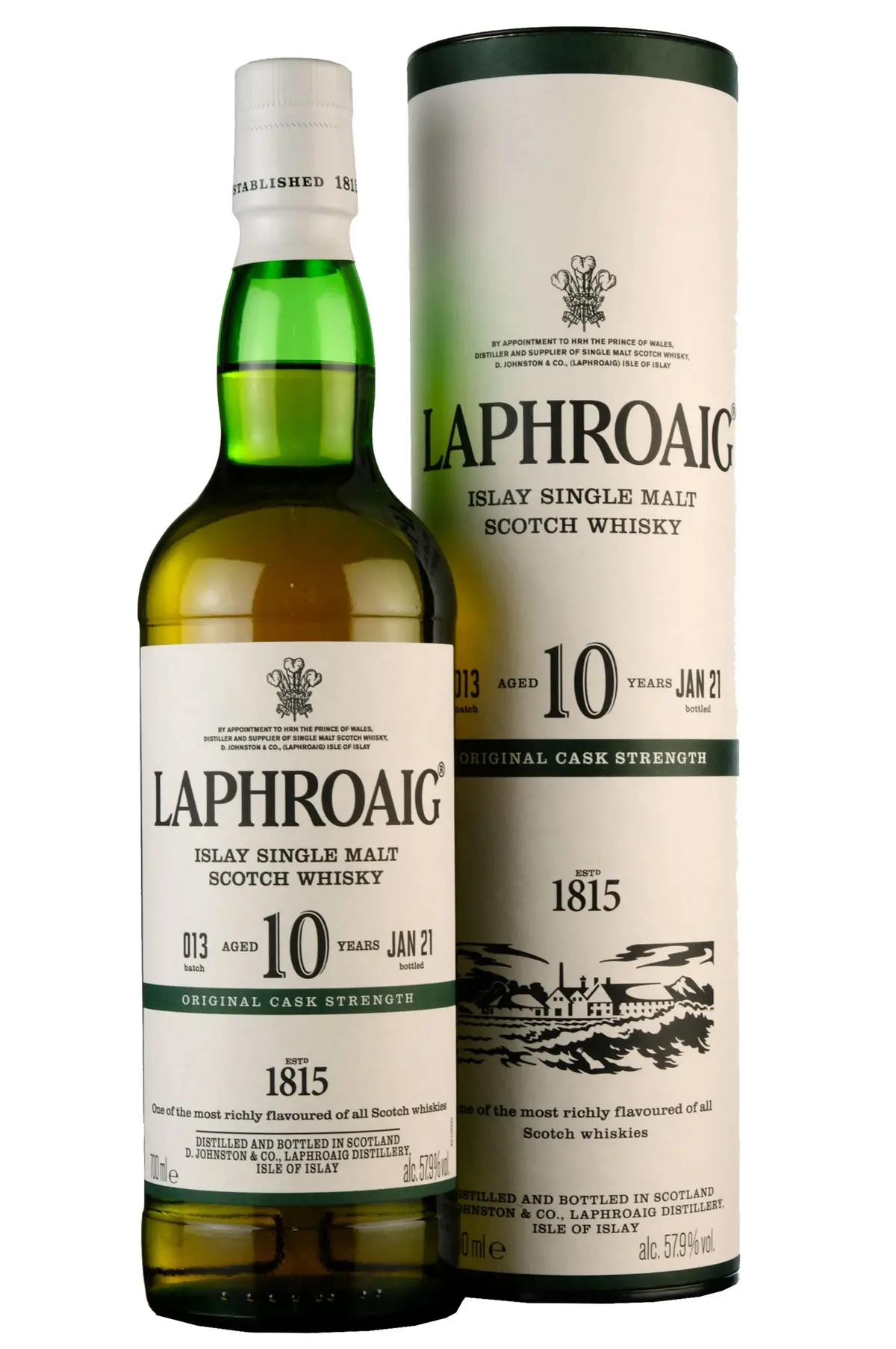 Laphroaig 10 Year Old Original Cask Strength Batch 13 Bottled 2021 1