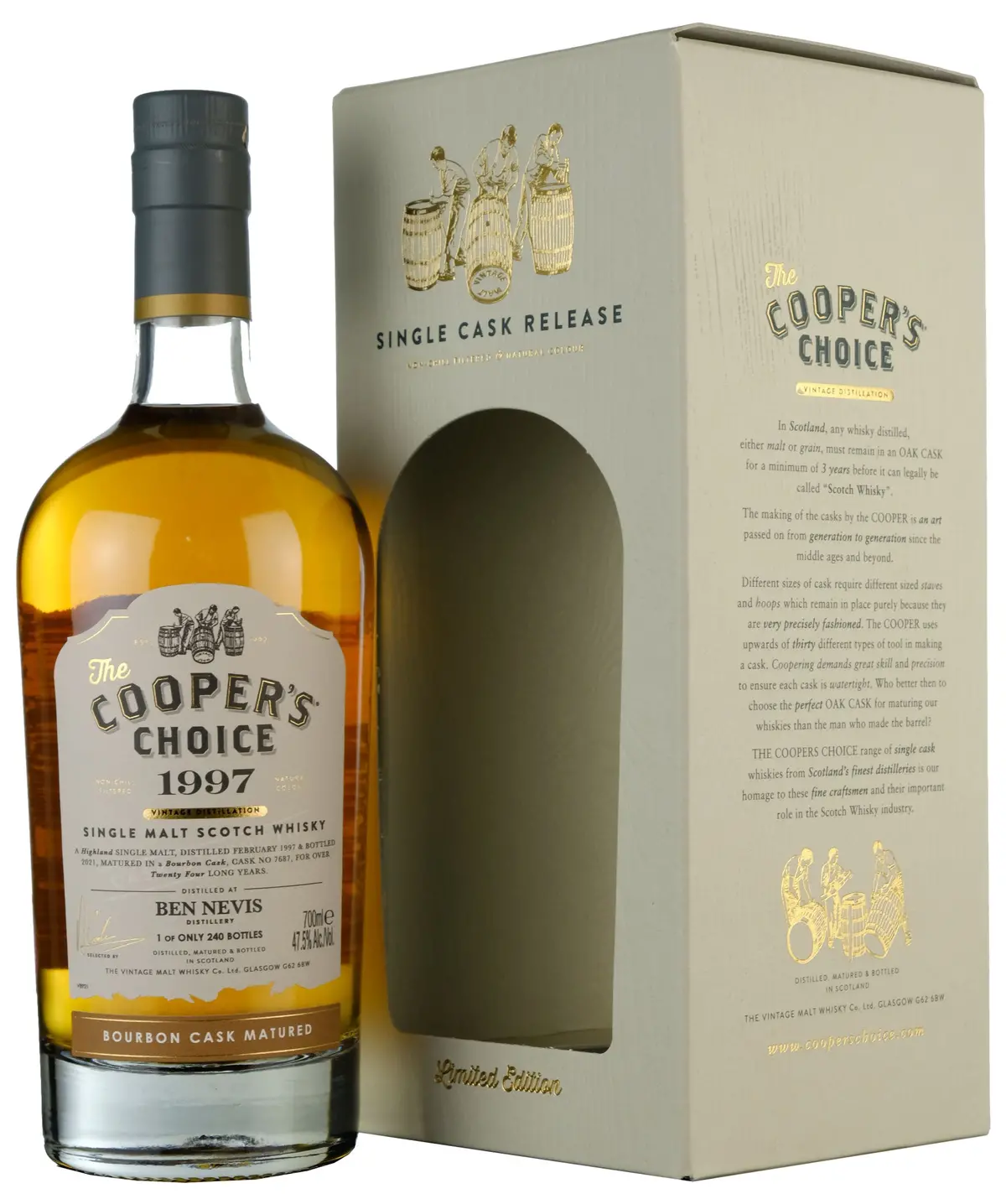 Ben Nevis 1997-2021 | 24 Year Old Cooper's Choice Single Cask 7687 1