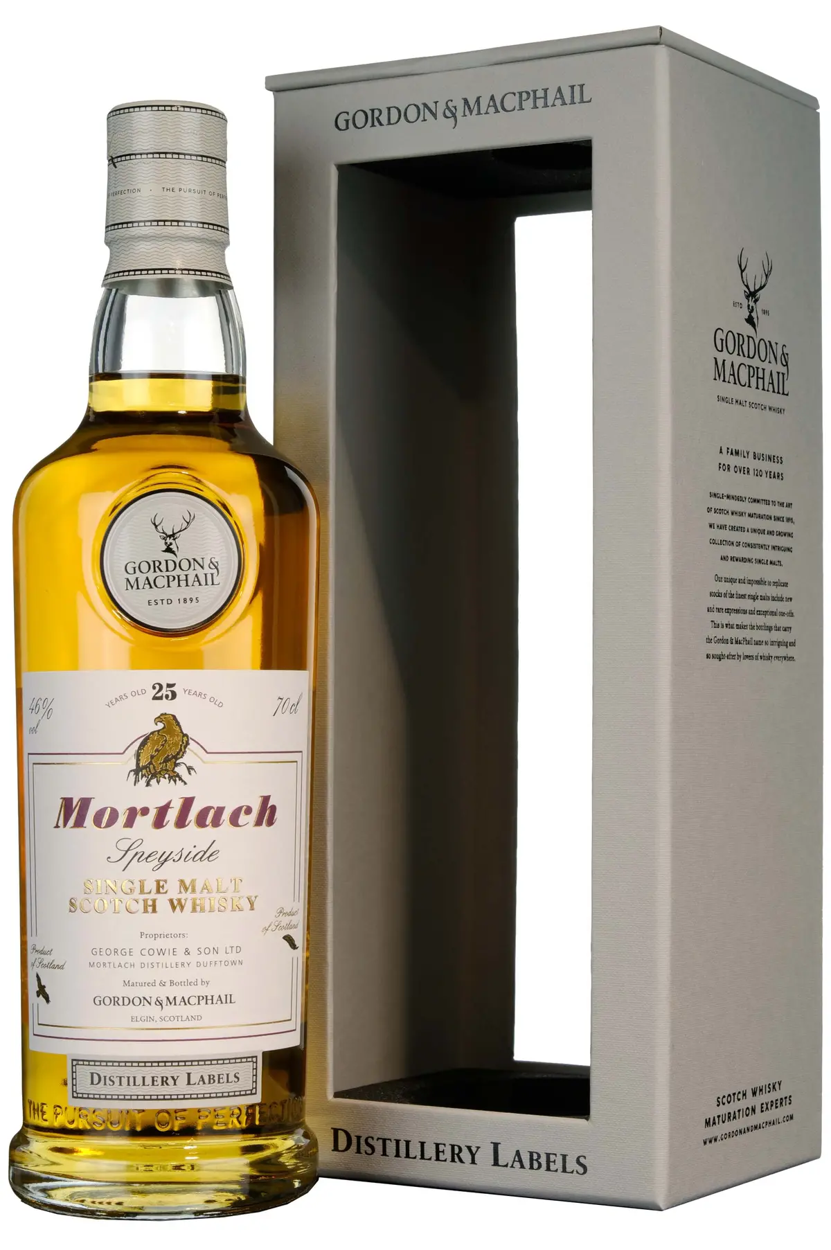 Mortlach 25 Year Old Gordon & Macphail Distillery Labels 46% 1