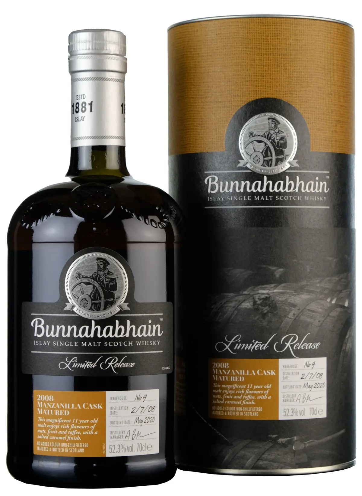 Bunnahabhain 2008-2020 | 11 Year Old Manzanilla Cask 1