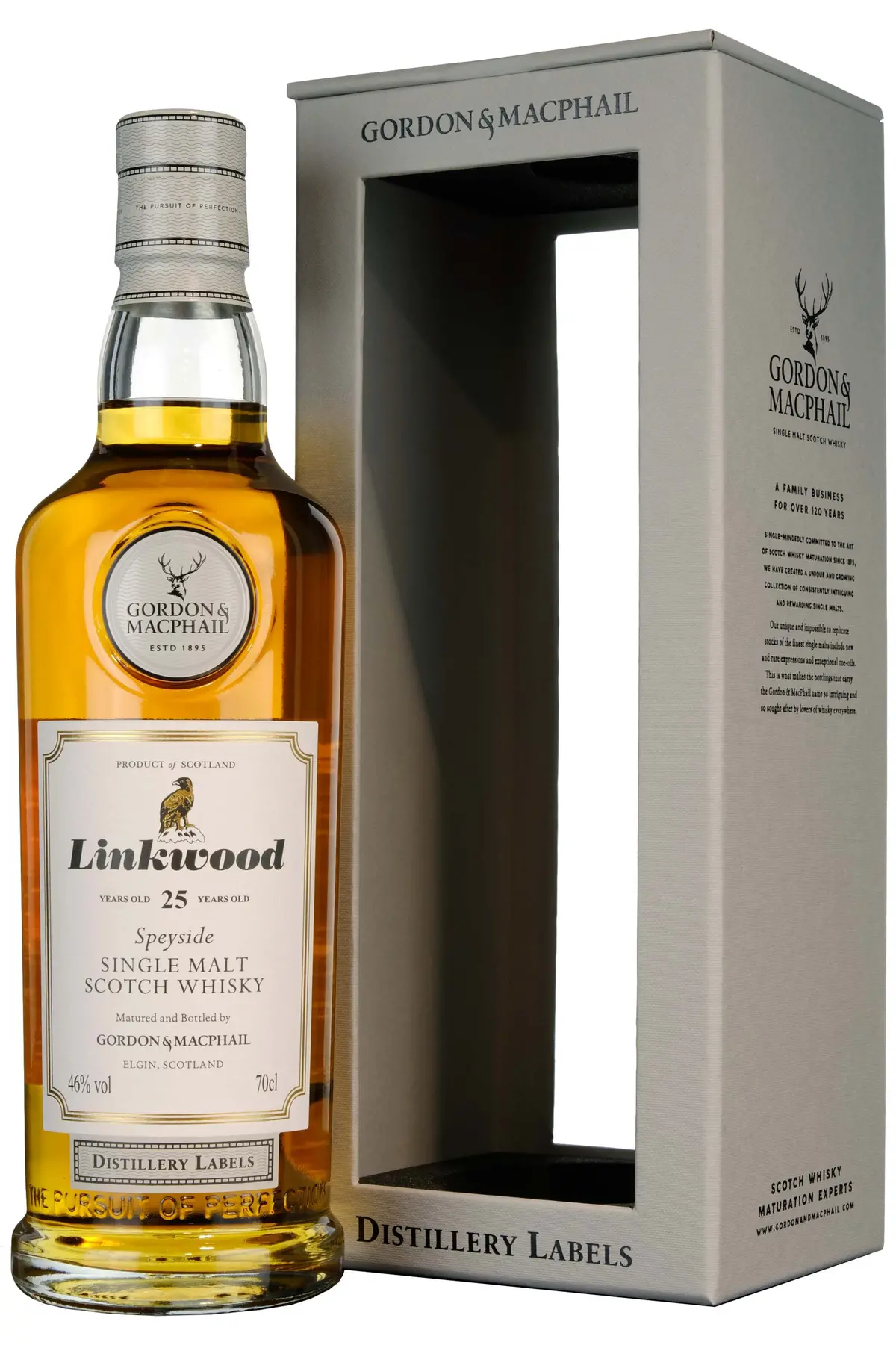 Linkwood 25 Year Old Gordon & Macphail Distillery Labels 1