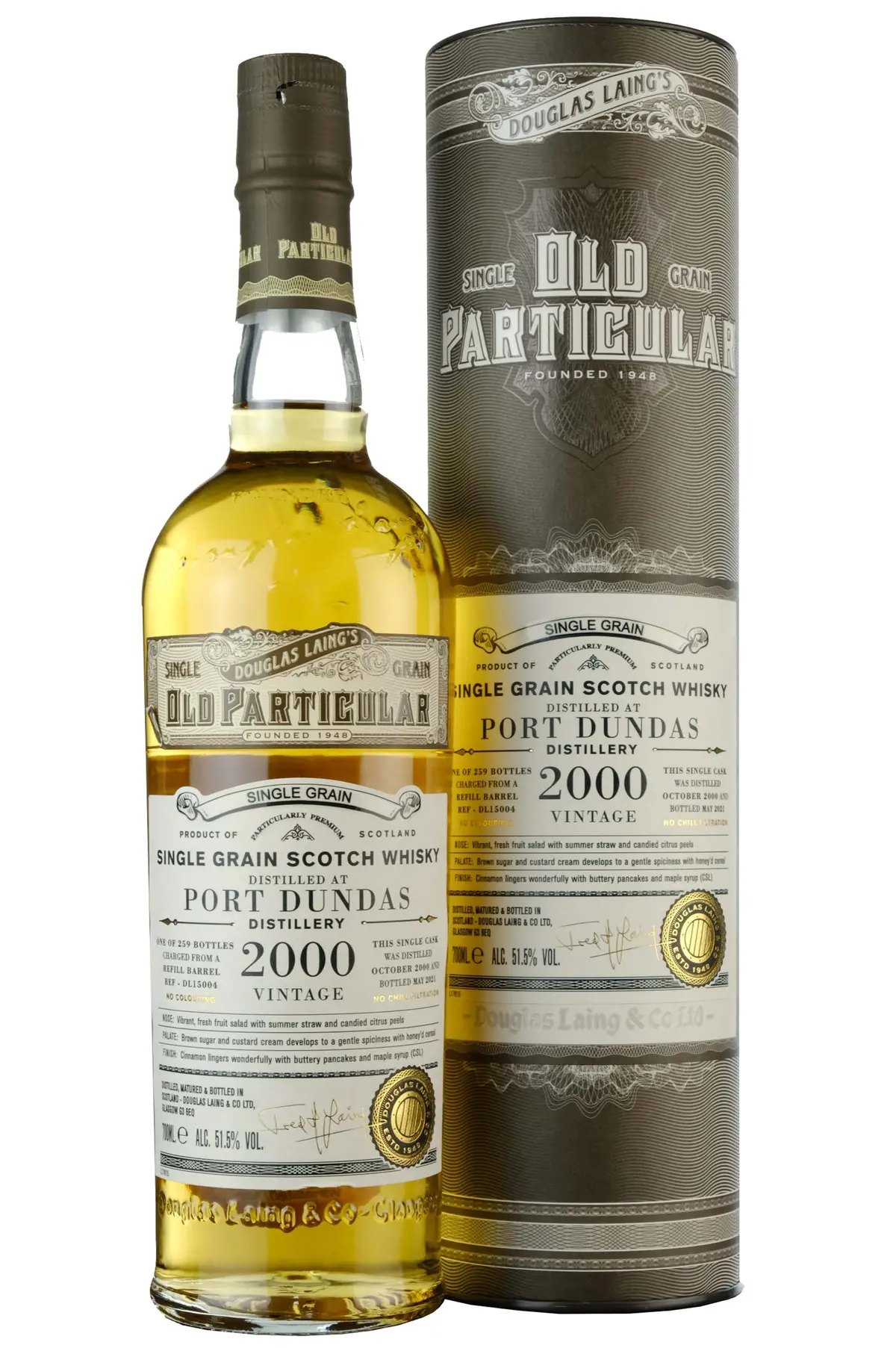 Port Dundas 2000-2021 | 20 Year Old | Old Particular | Single Cask Dl15004 1
