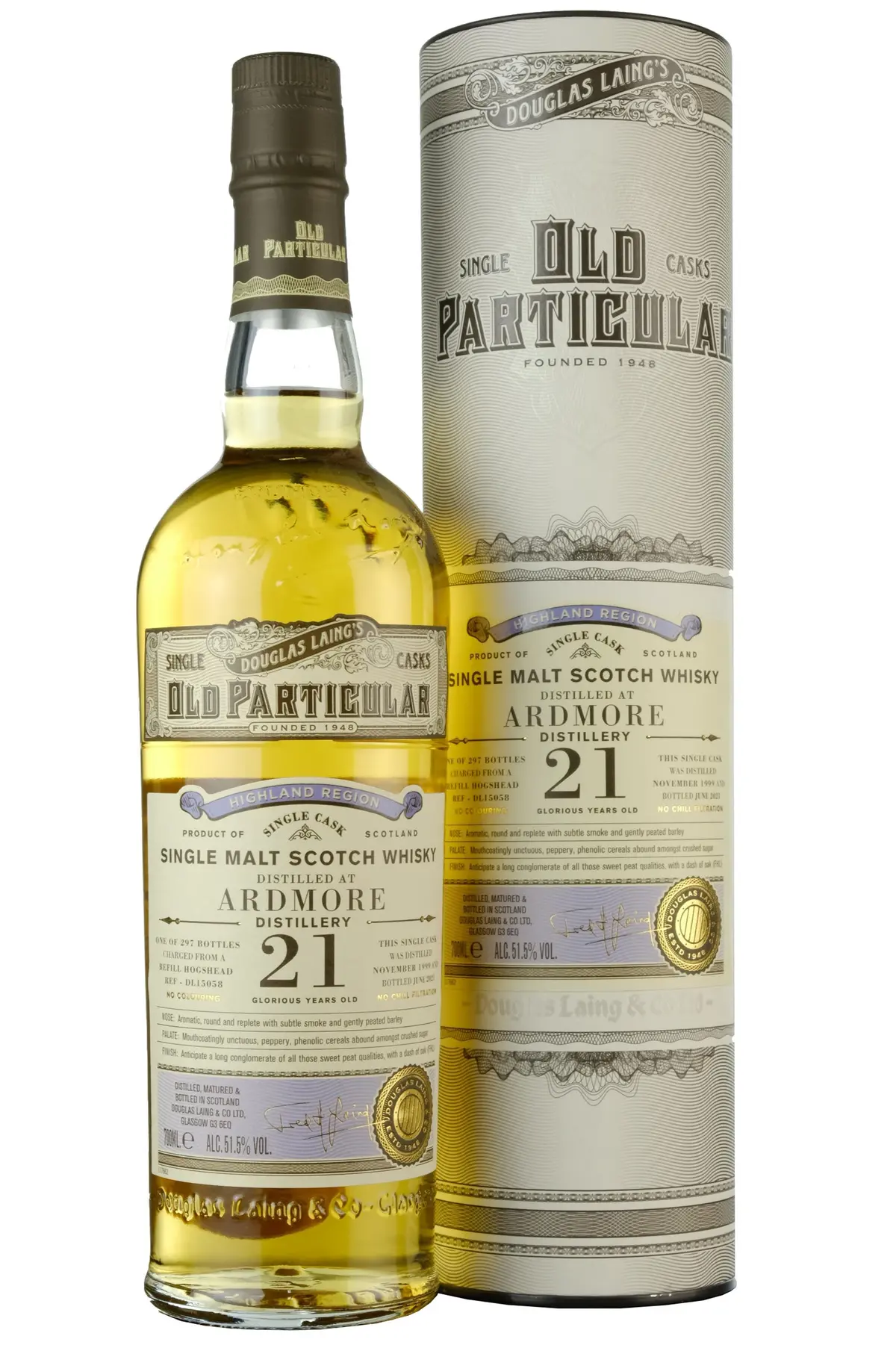 Ardmore 1999-2021 | 21 Year Old Douglas Laing Old Particular Single Cask Dl15058 1