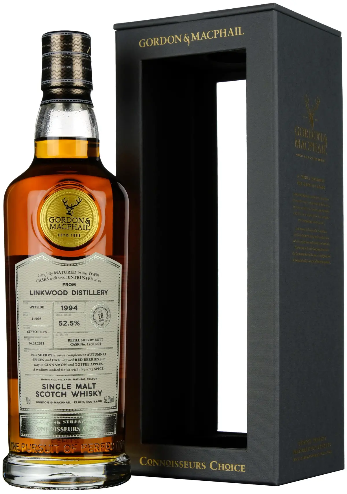 Linkwood 1994-2021 | 26 Year Old Gordon & Macphail Connoisseurs Choice Single Cask 12601201 1