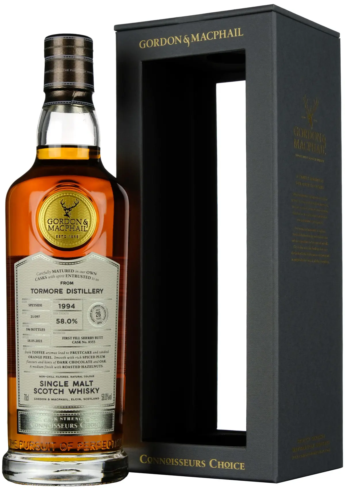 Tormore 1994-2021 | 26 Year Old Gordon & Macphail Connoisseurs Choice Single Cask 8355 1