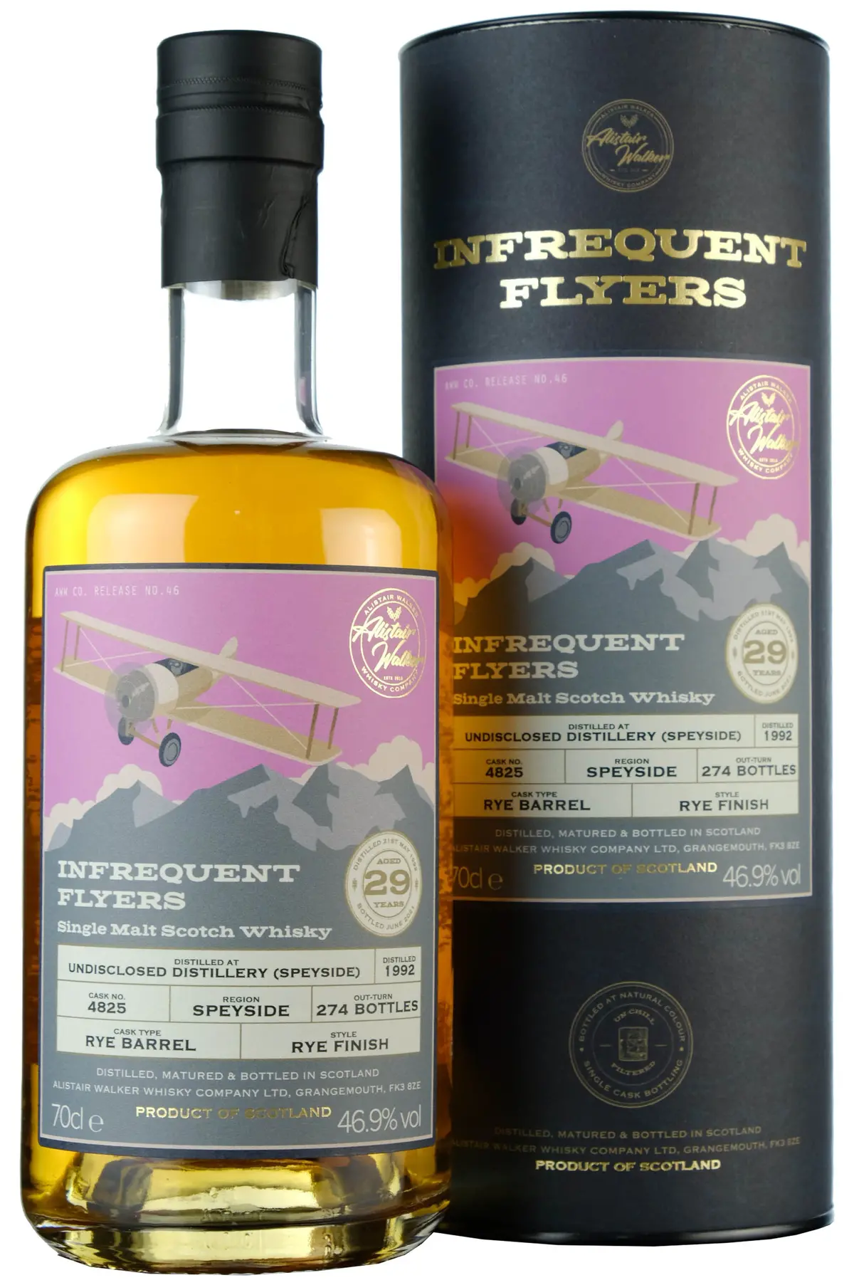 Undisclosed Speyside Distillery 1992-2021 | 29 Year Old Infrequent Flyers 1