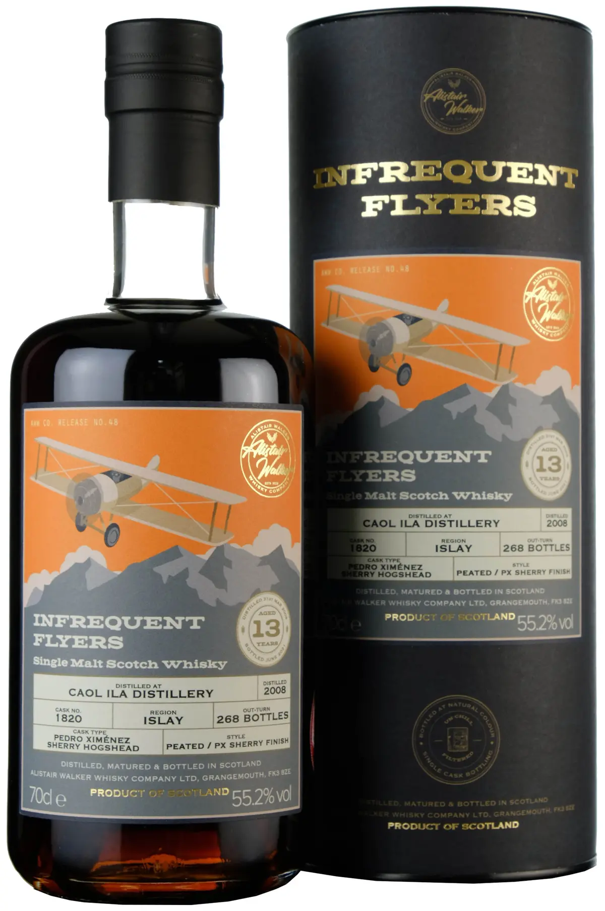 Caol Ila 2008-2021 | 13 Year Old Infrequent Flyers Single Cask 1820 1
