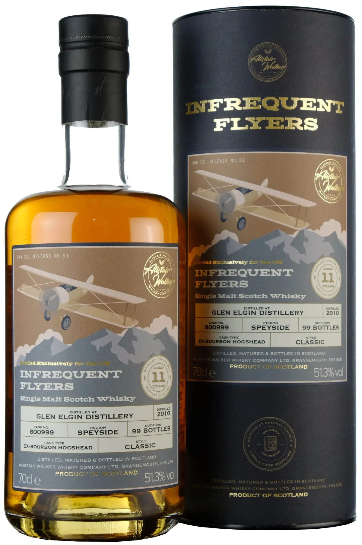 Glen Elgin 2010-2021 | 11 Year Old Infrequent Flyers Uk Exclusive 1