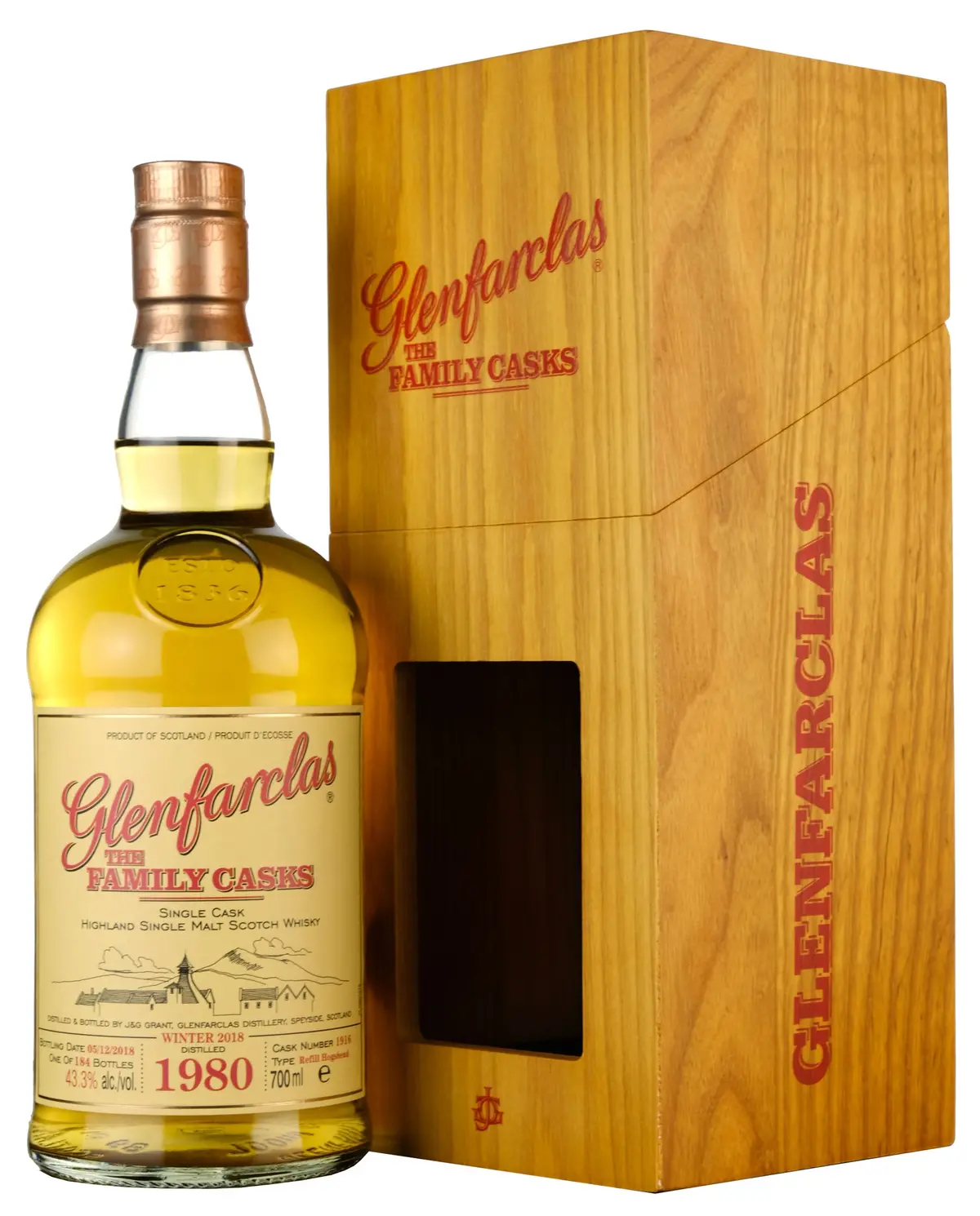Glenfarclas 1980-2018 | 38 Year Old The Family Cask 1916 1