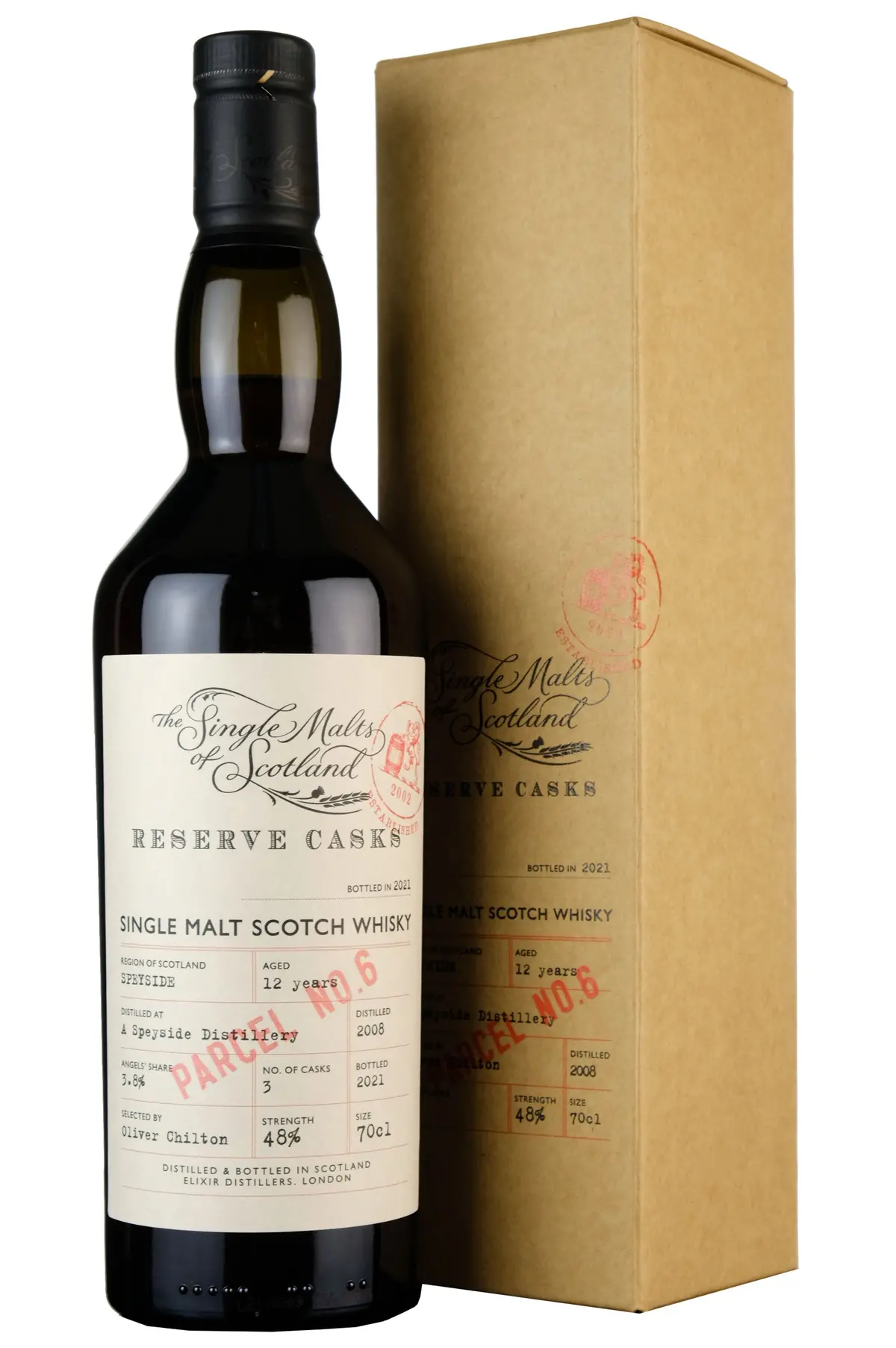 Undisclosed Speyside 2008-2021 | 12 Year Old The Single Malts Of Scotland 1