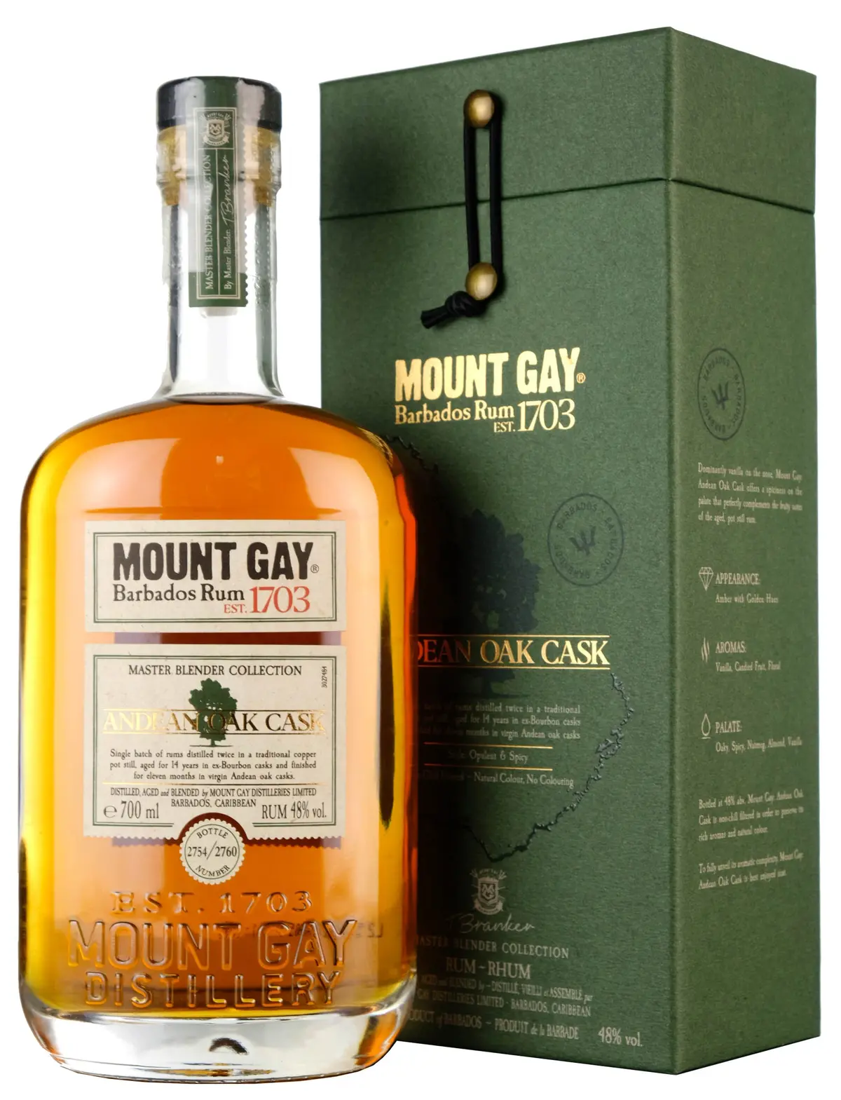 Mount Gay Andean Oak Cask | Master Blender Collection 1
