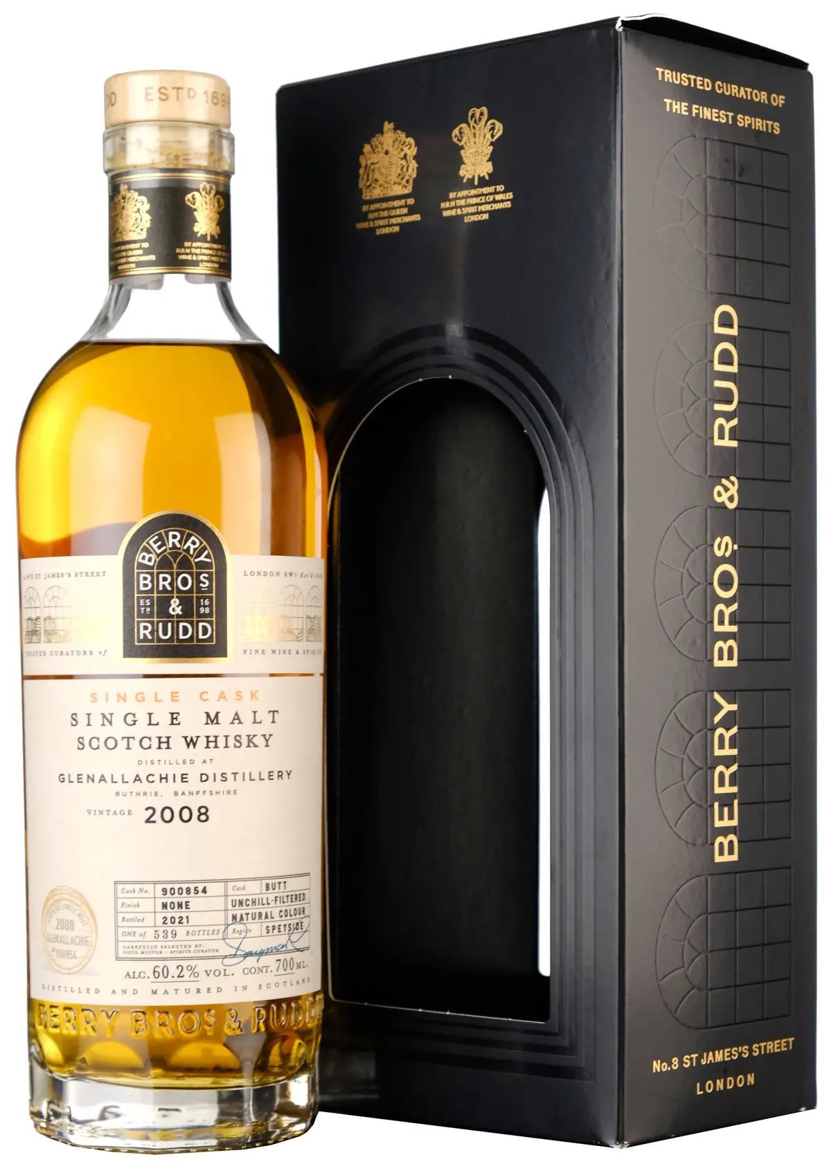 Glenallachie 2008-2021 | 13 Year Old Berry Bros & Rudd Single Cask 900854 1