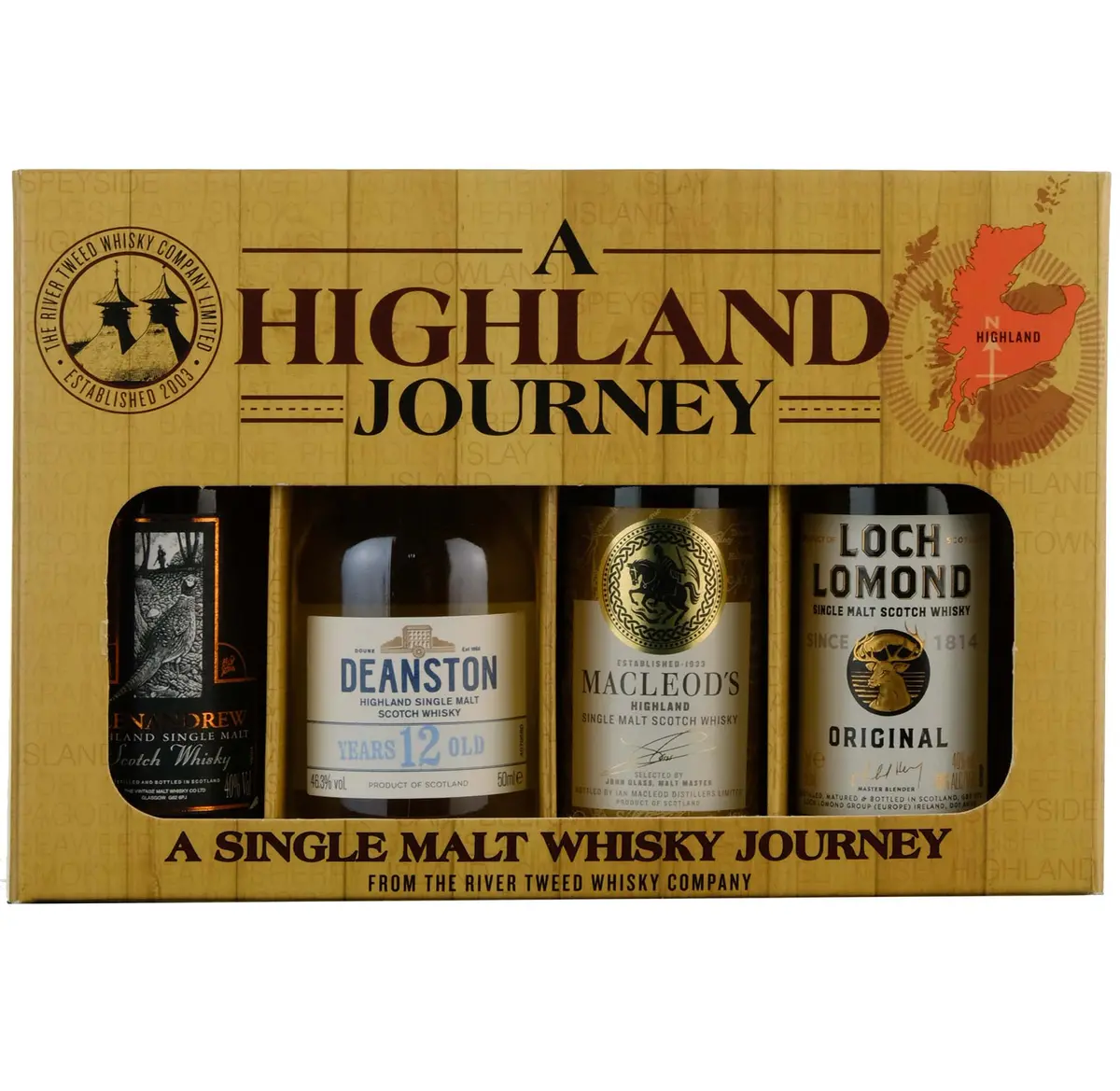 A Highland Journey Whisky Miniature Gift Set 2