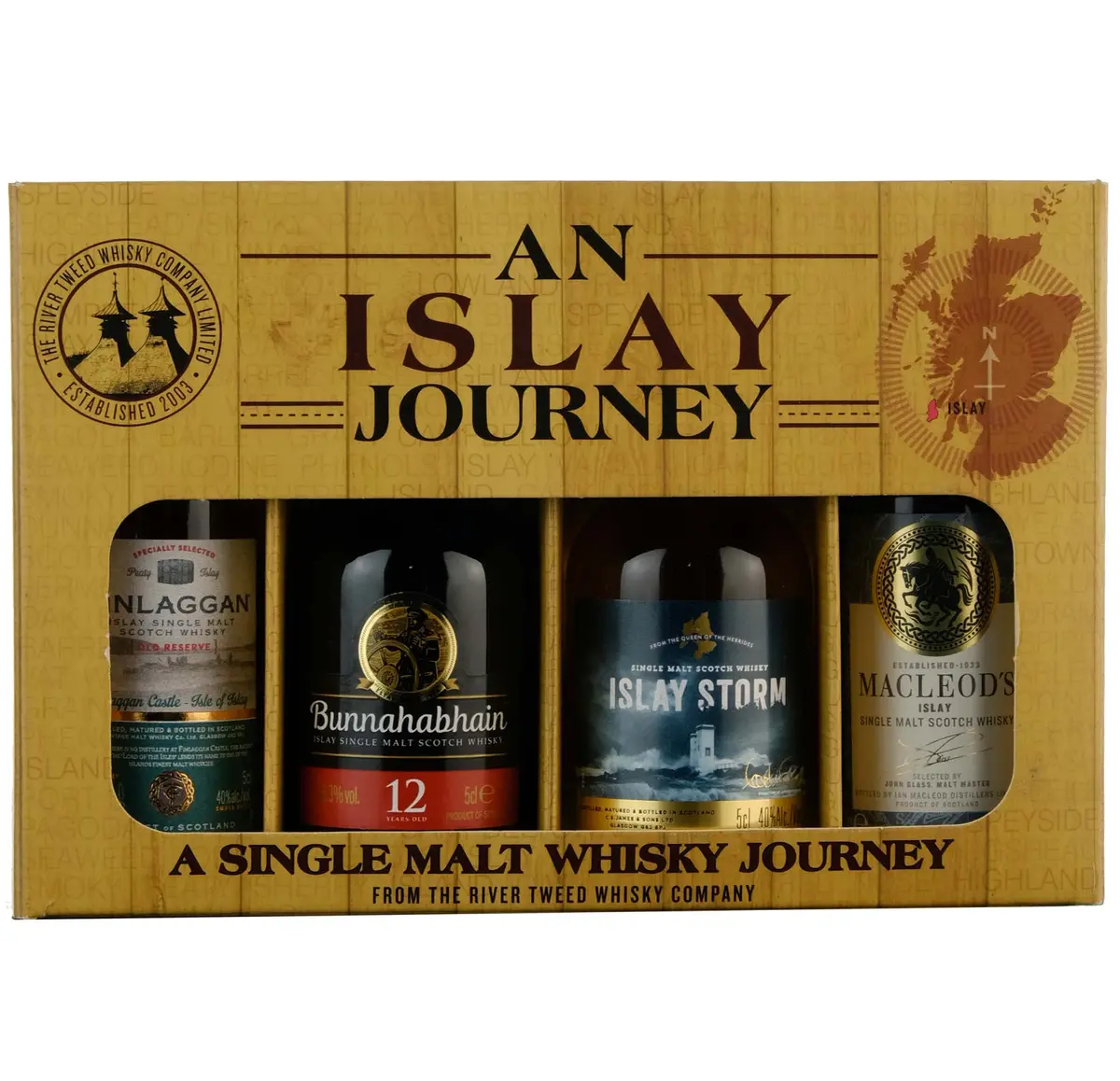 An Islay Journey Whisky Miniature Gift Set 1