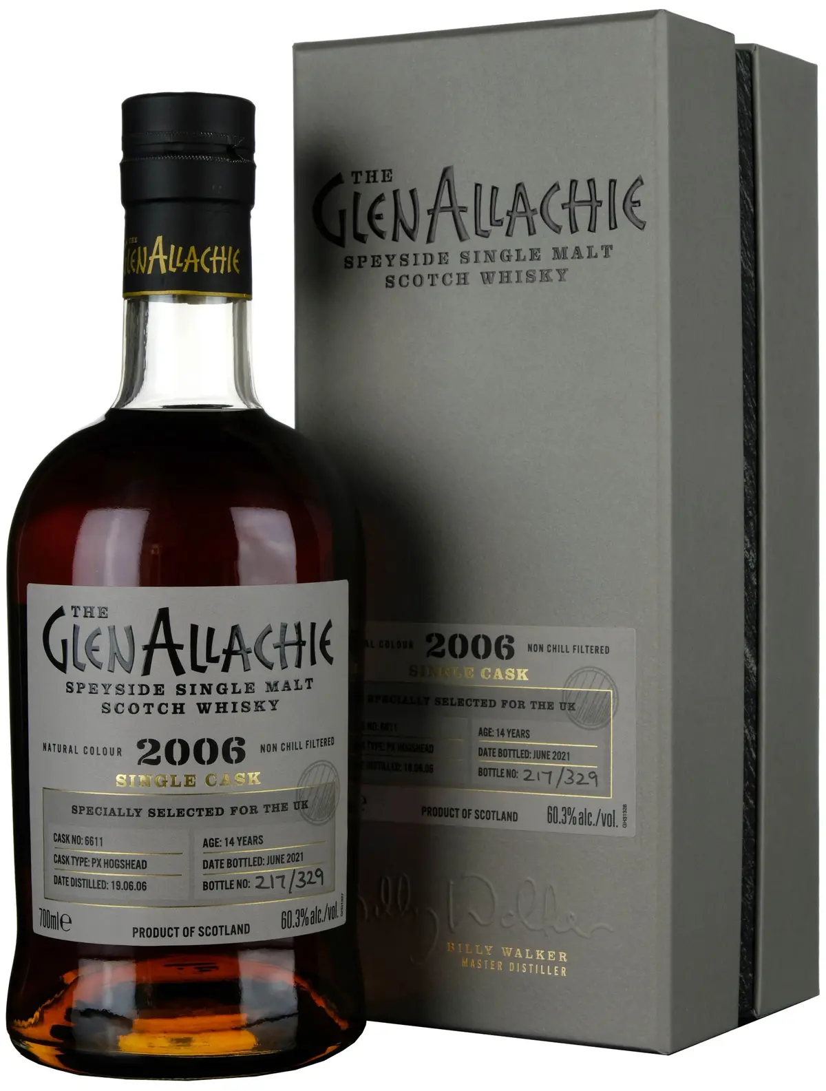 Glenallachie 2006-2021 | 14 Year Old Single Cask 6611 Uk Exclusive 1