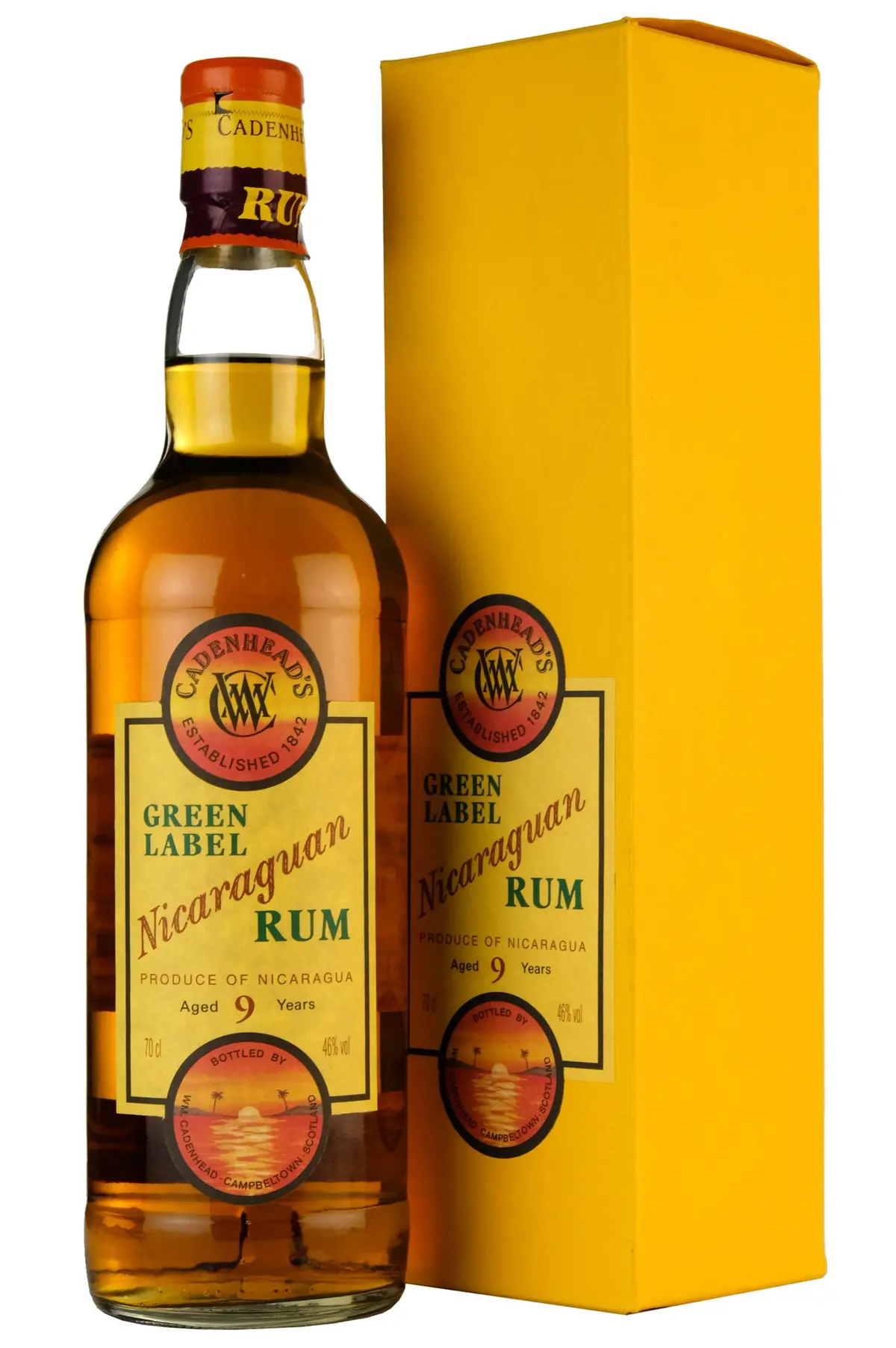 Nicaraguan 9 Year Old Rum | Cadenhead's Green Label 1