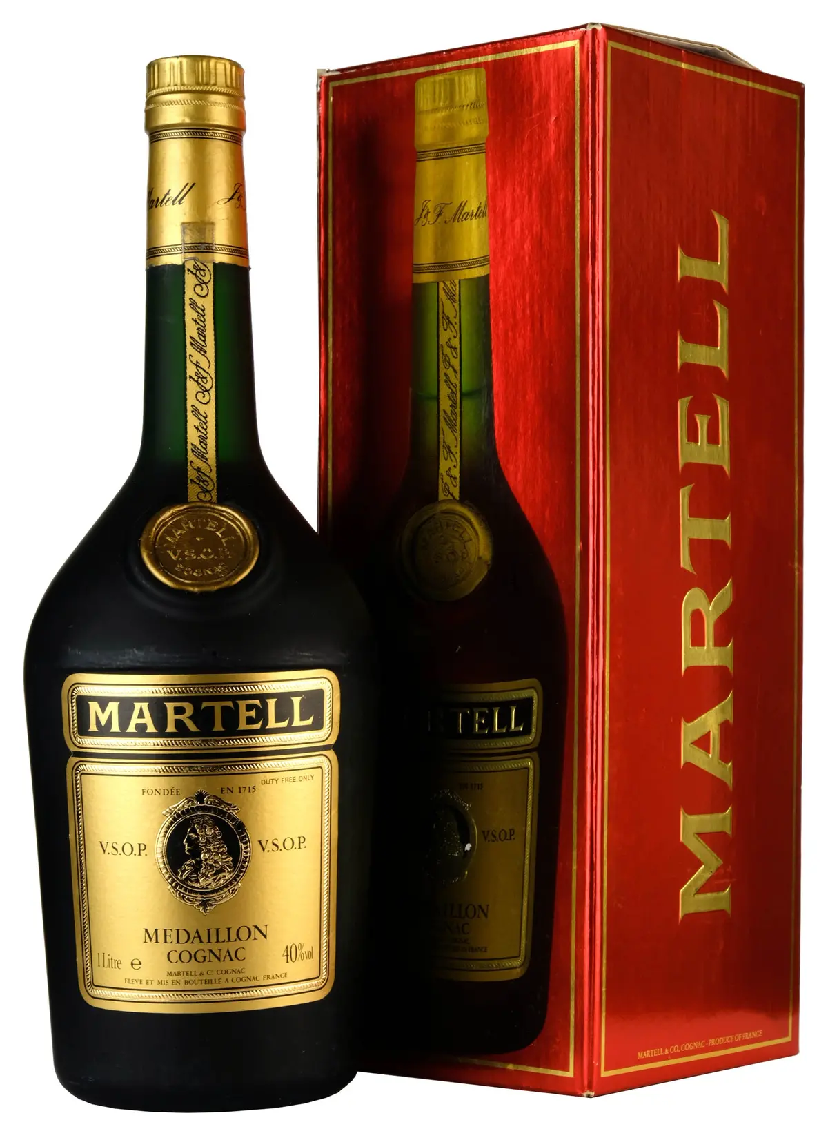 Martell Medaillon Vsop Cognac | Bot. 1980S | Duty Free 1 Litre 1