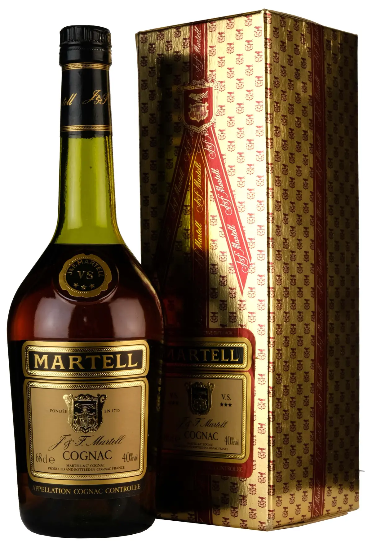 Martell Vs Cognac Gold Label 1980S 1